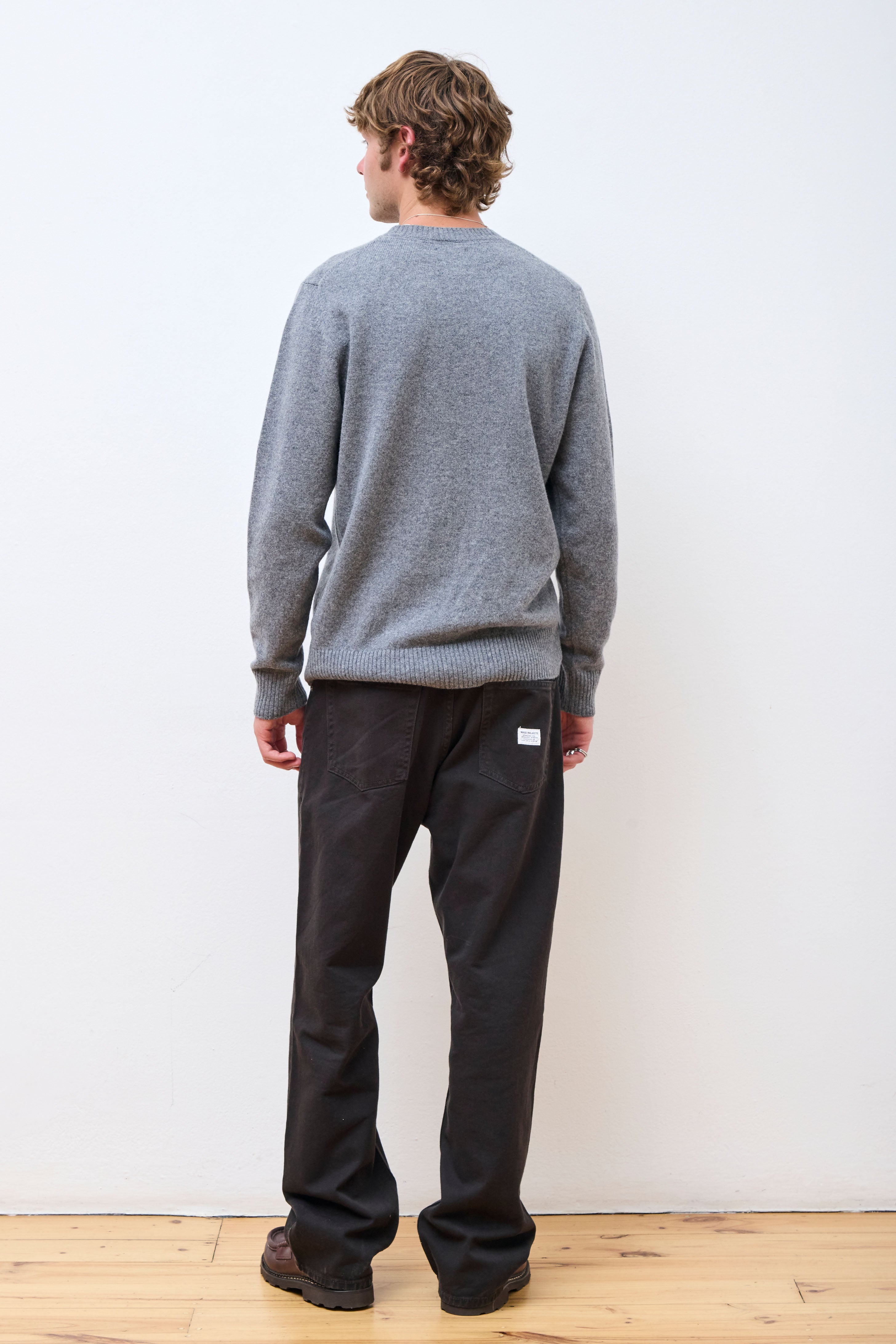 Norse Standard Merino Sweater Grey Melange