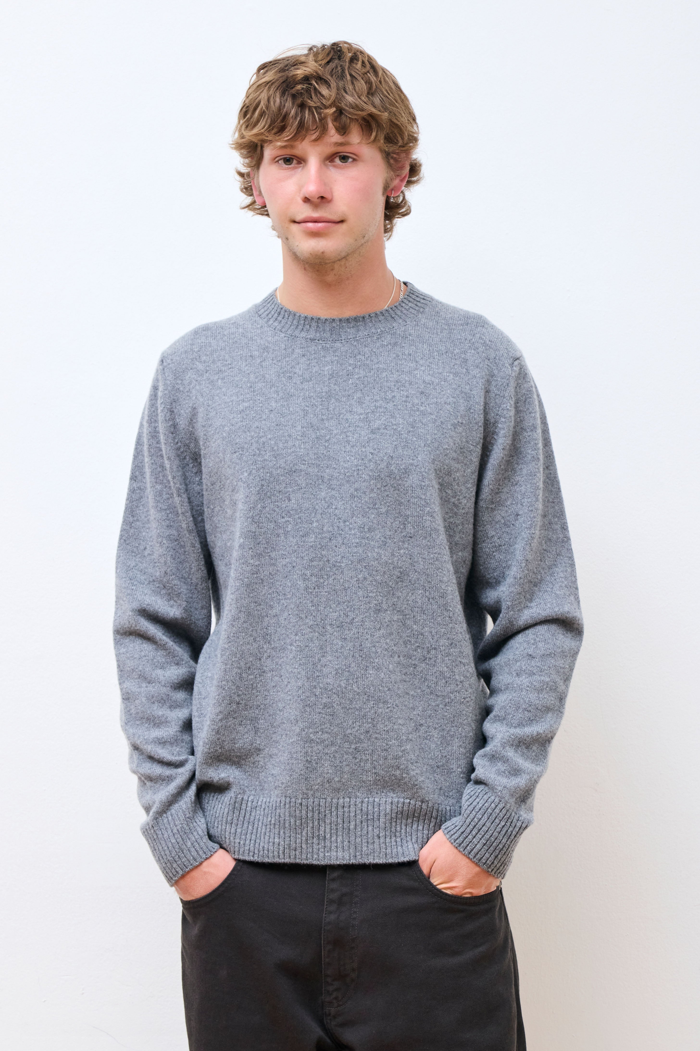 Norse Standard Merino Sweater Grey Melange