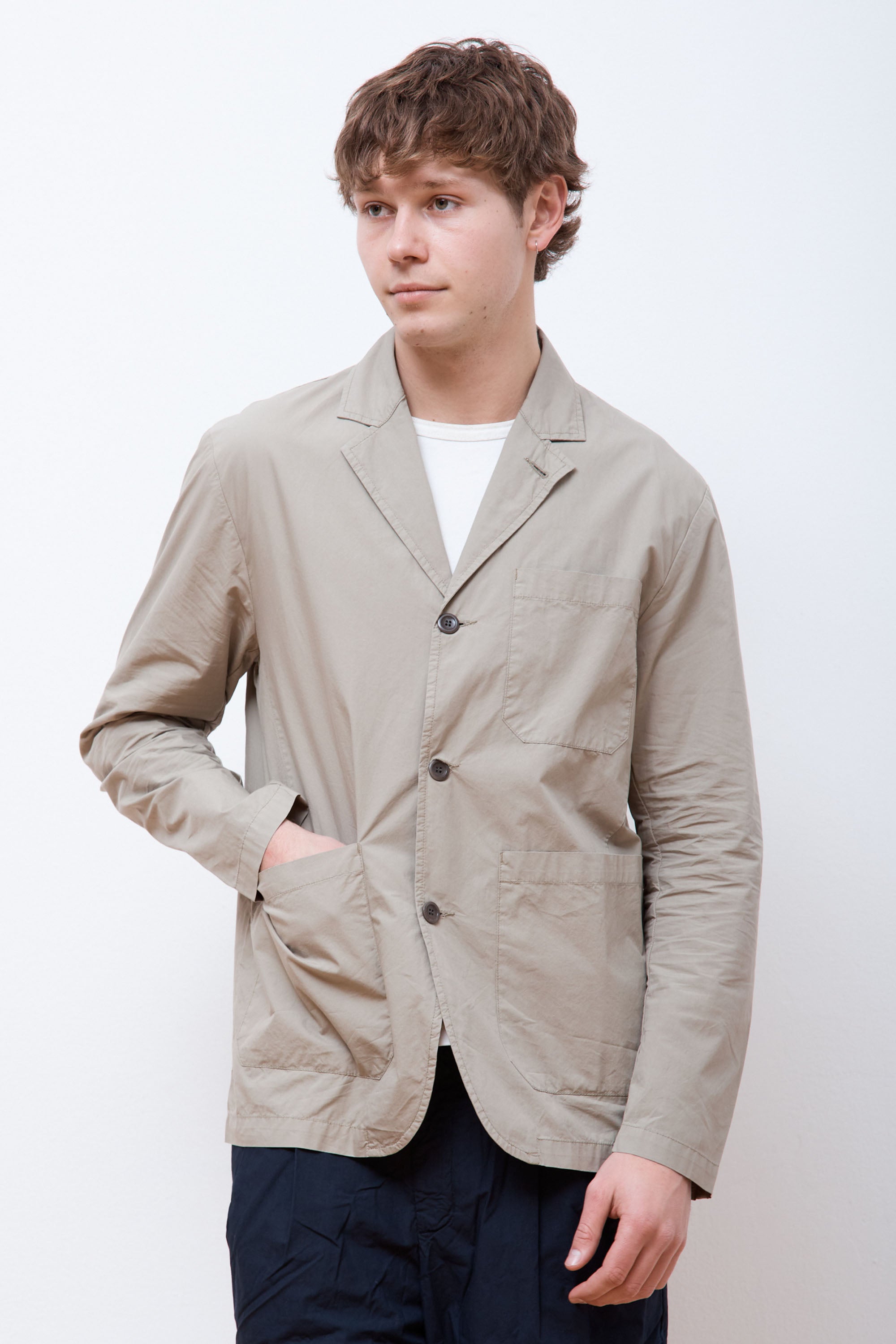 Nilas Typewriter Work Jacket Clay