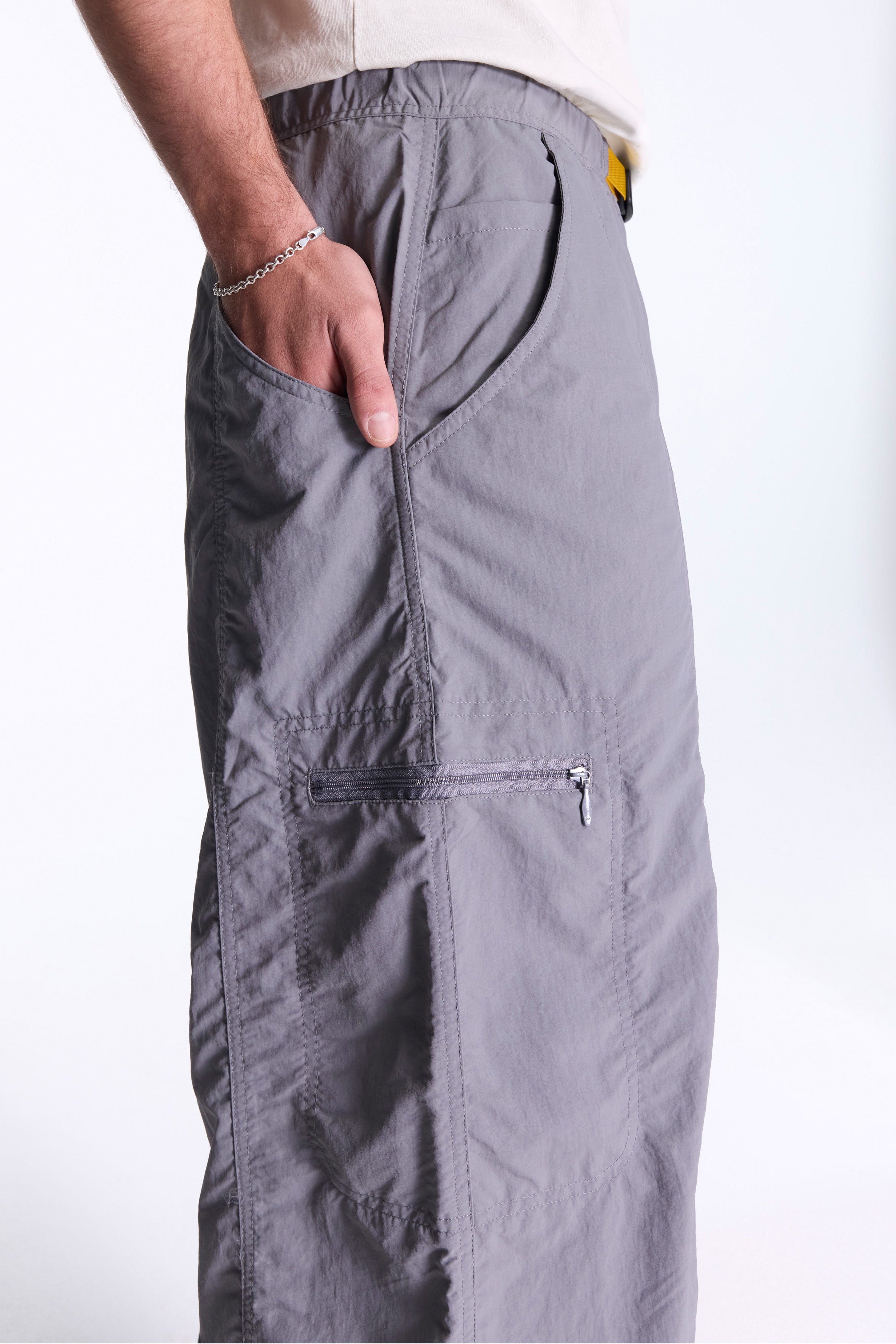 Nylon Balloon Pant Grey