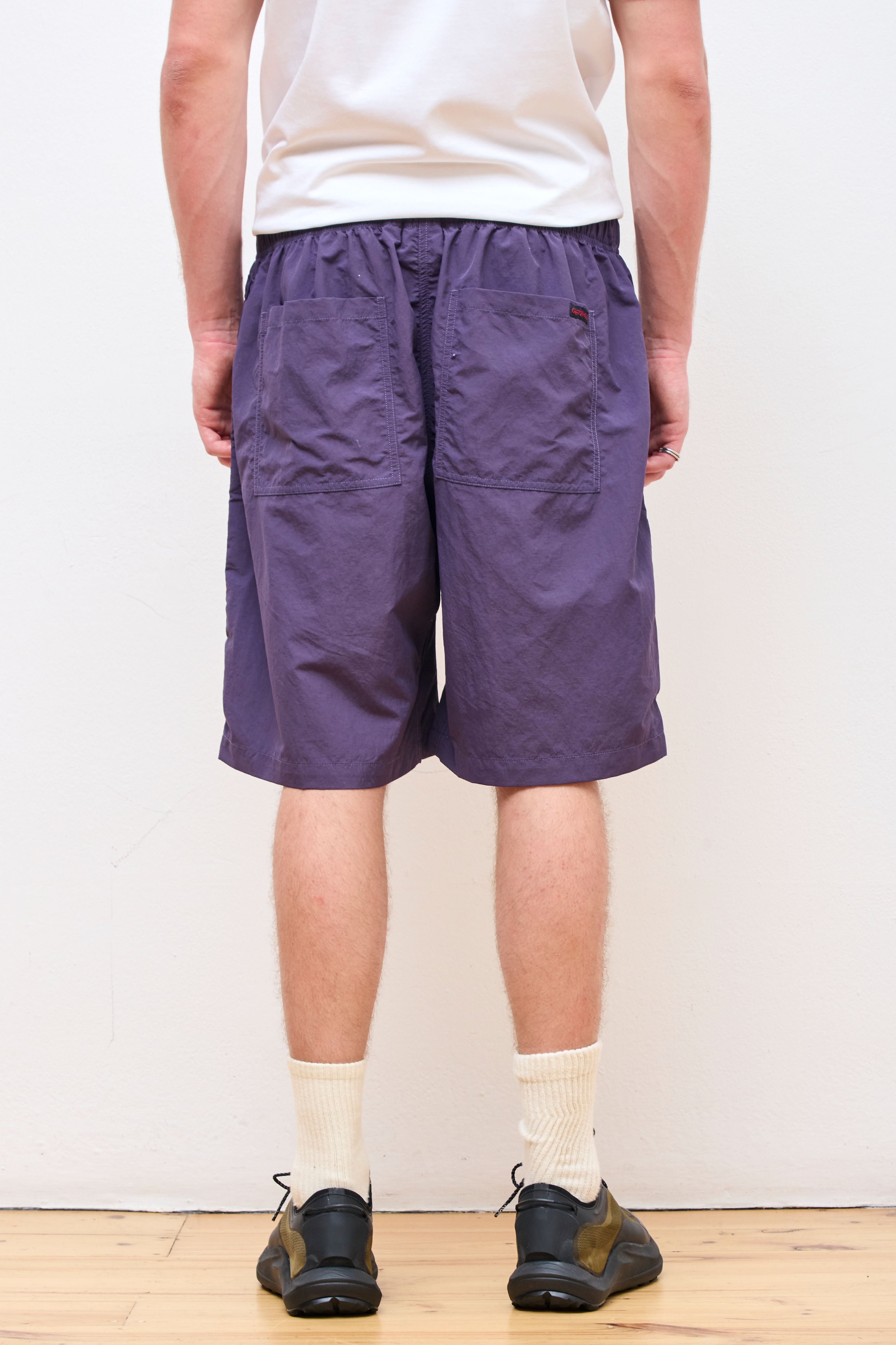 Nylon Loose Short Purple