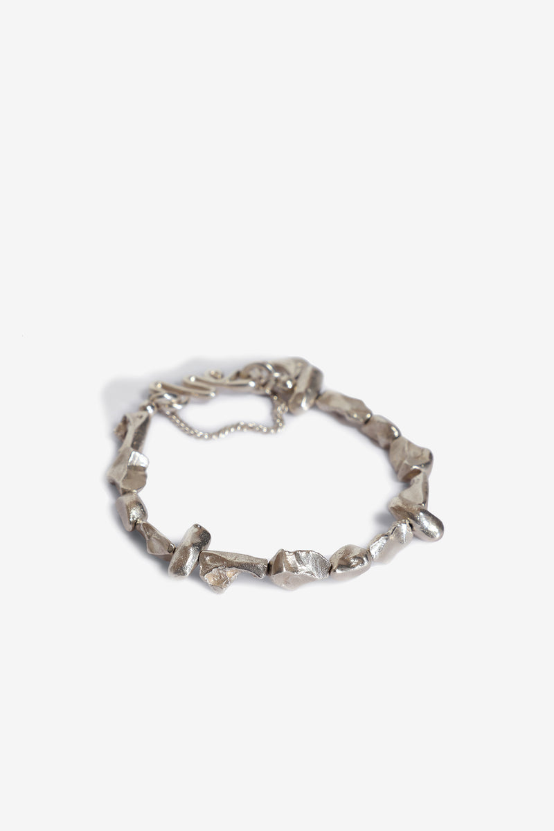 Rock Chain Bracelet Silver