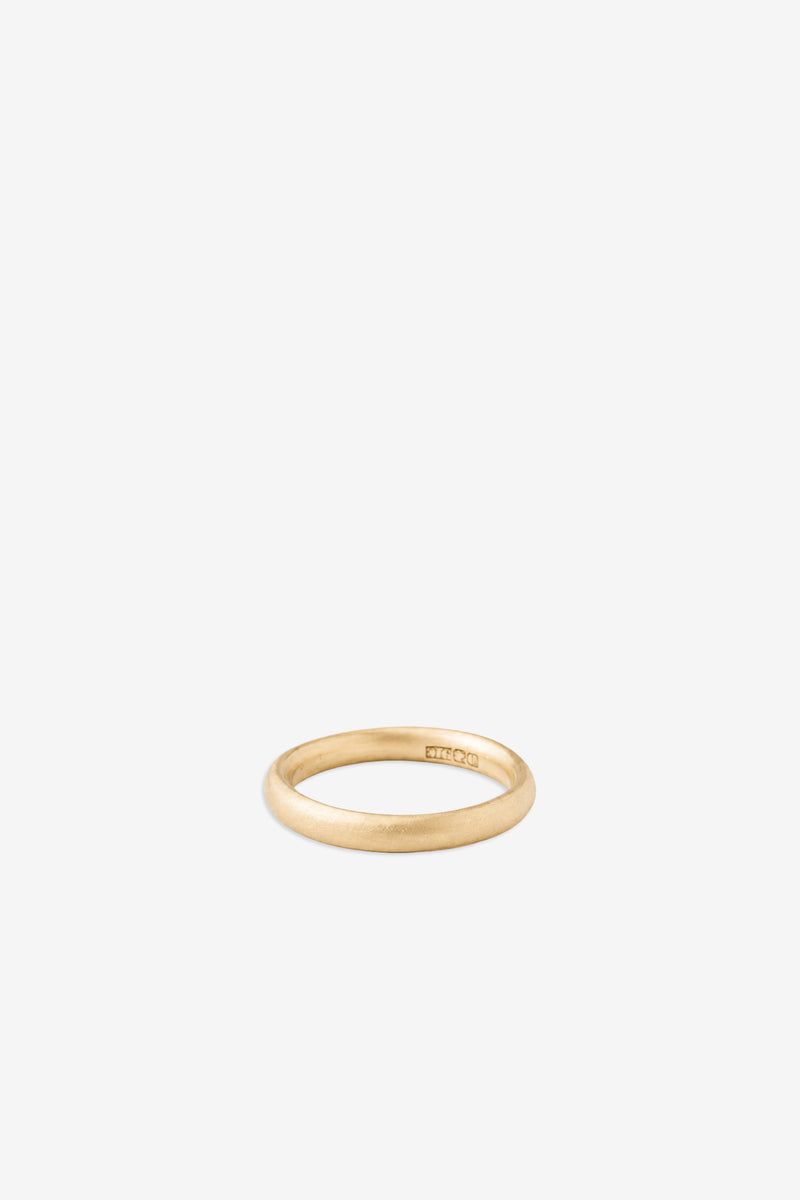 Rounded Stacker Band 9Ct Gold 9Ct Solid Gold