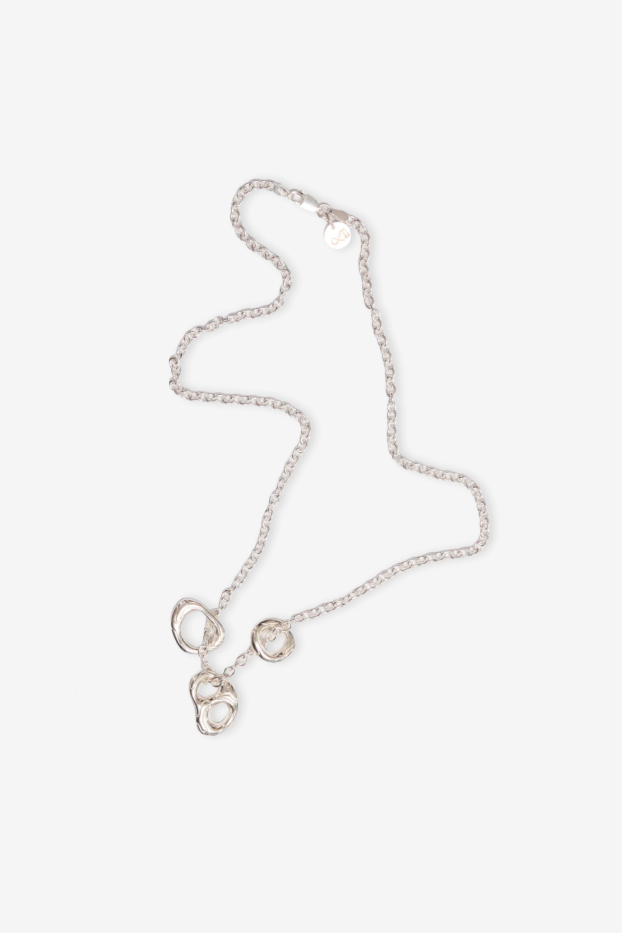 Globe Necklace Silver