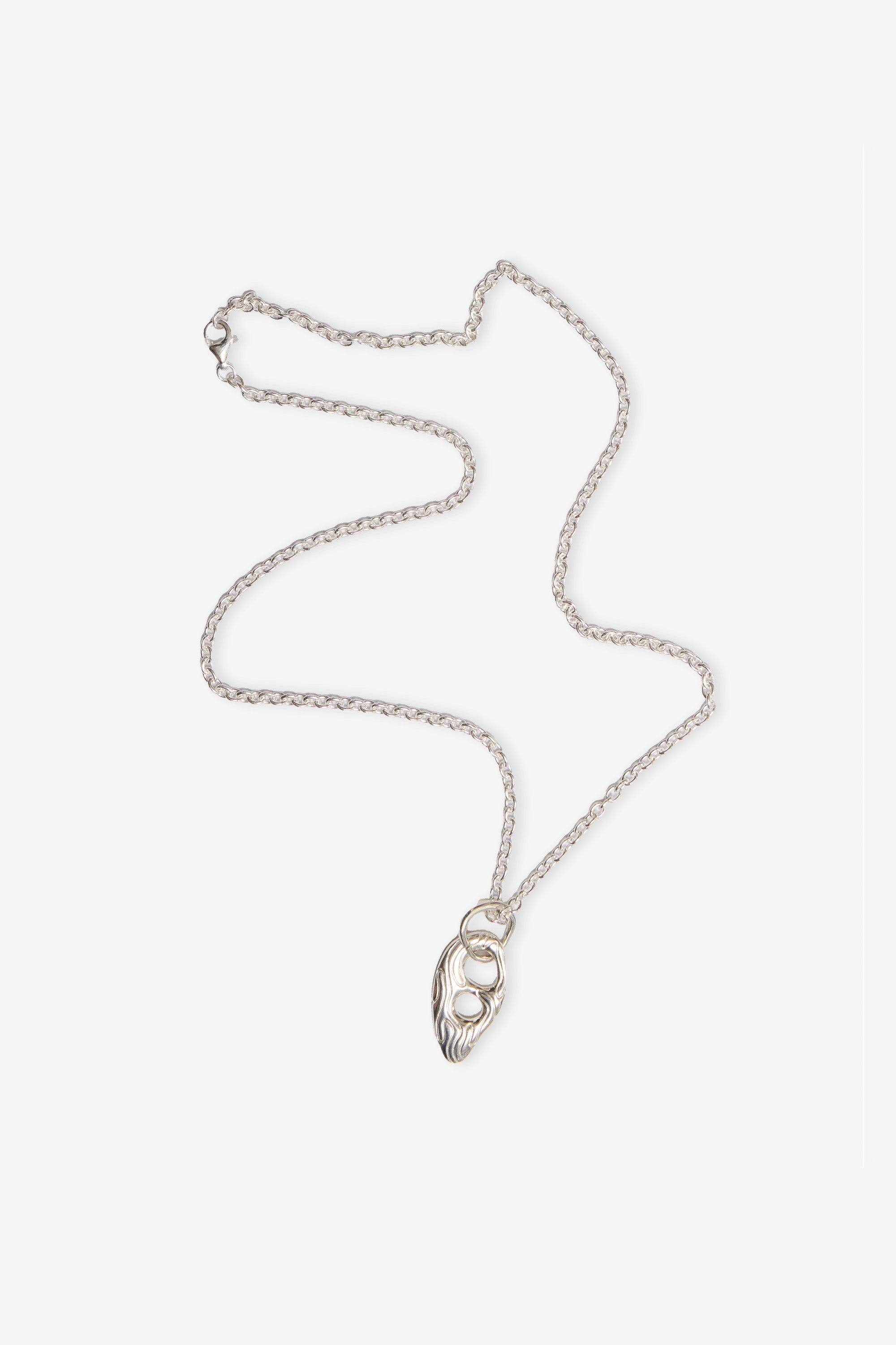 Tafoni Pendant Necklace Silver