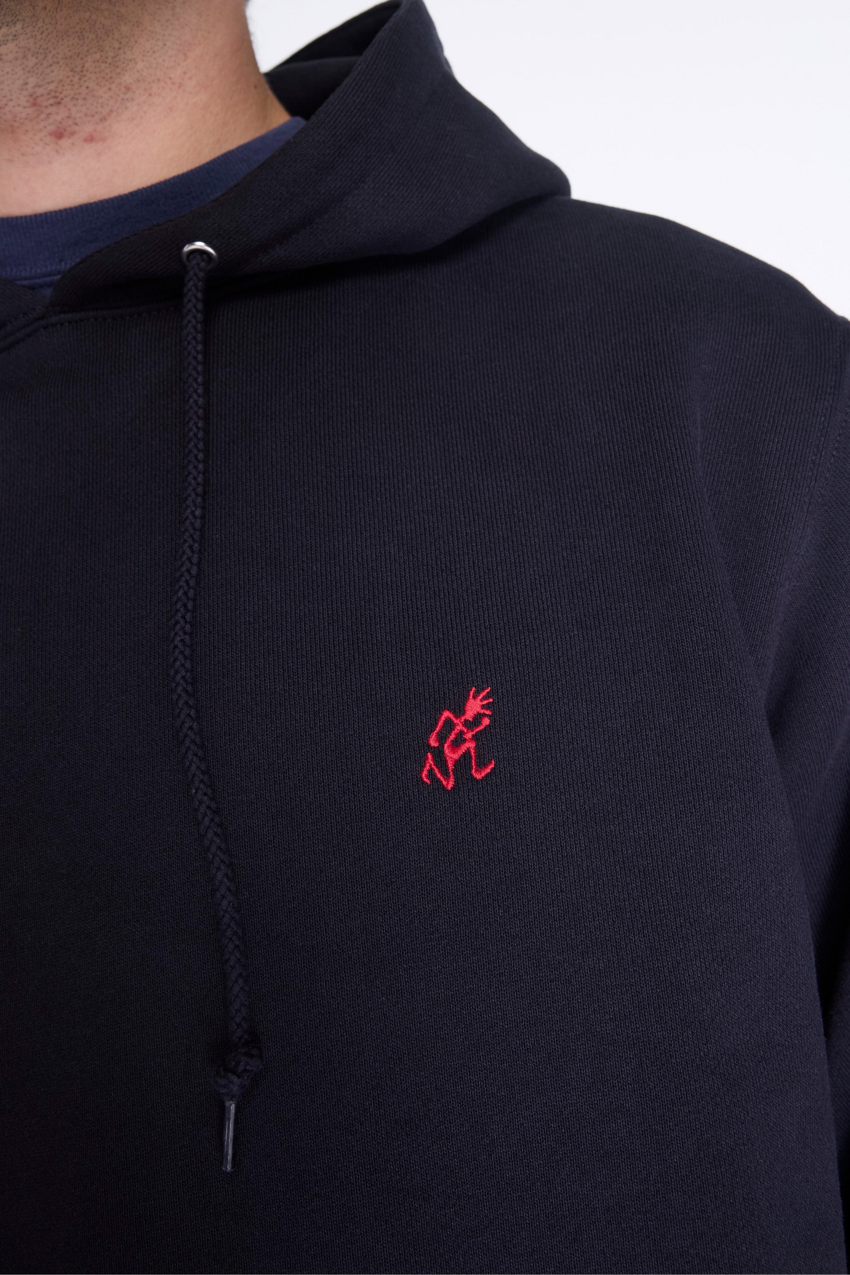 One Point Hooded Sweatshirt Dark Navy