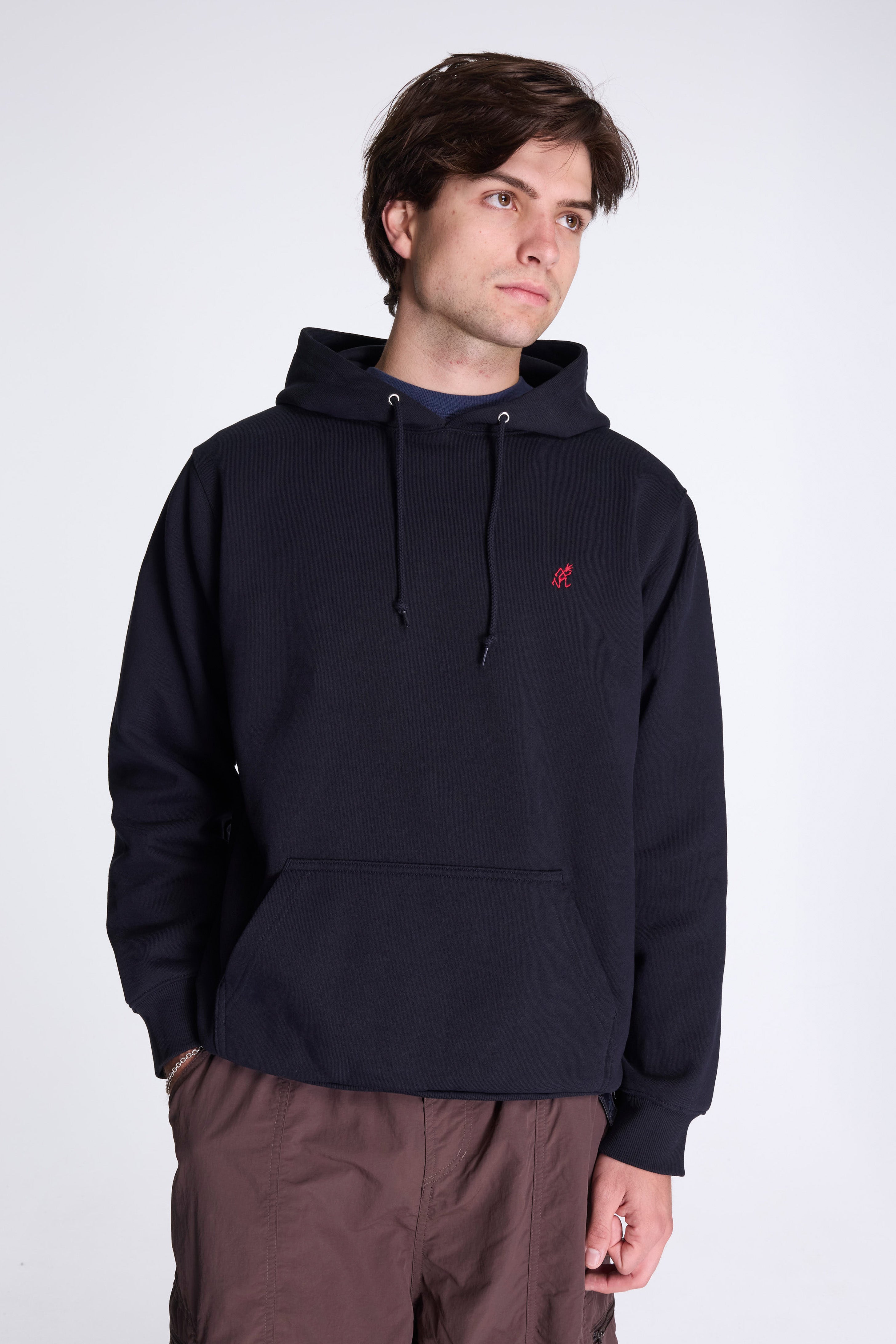 One Point Hooded Sweatshirt Dark Navy