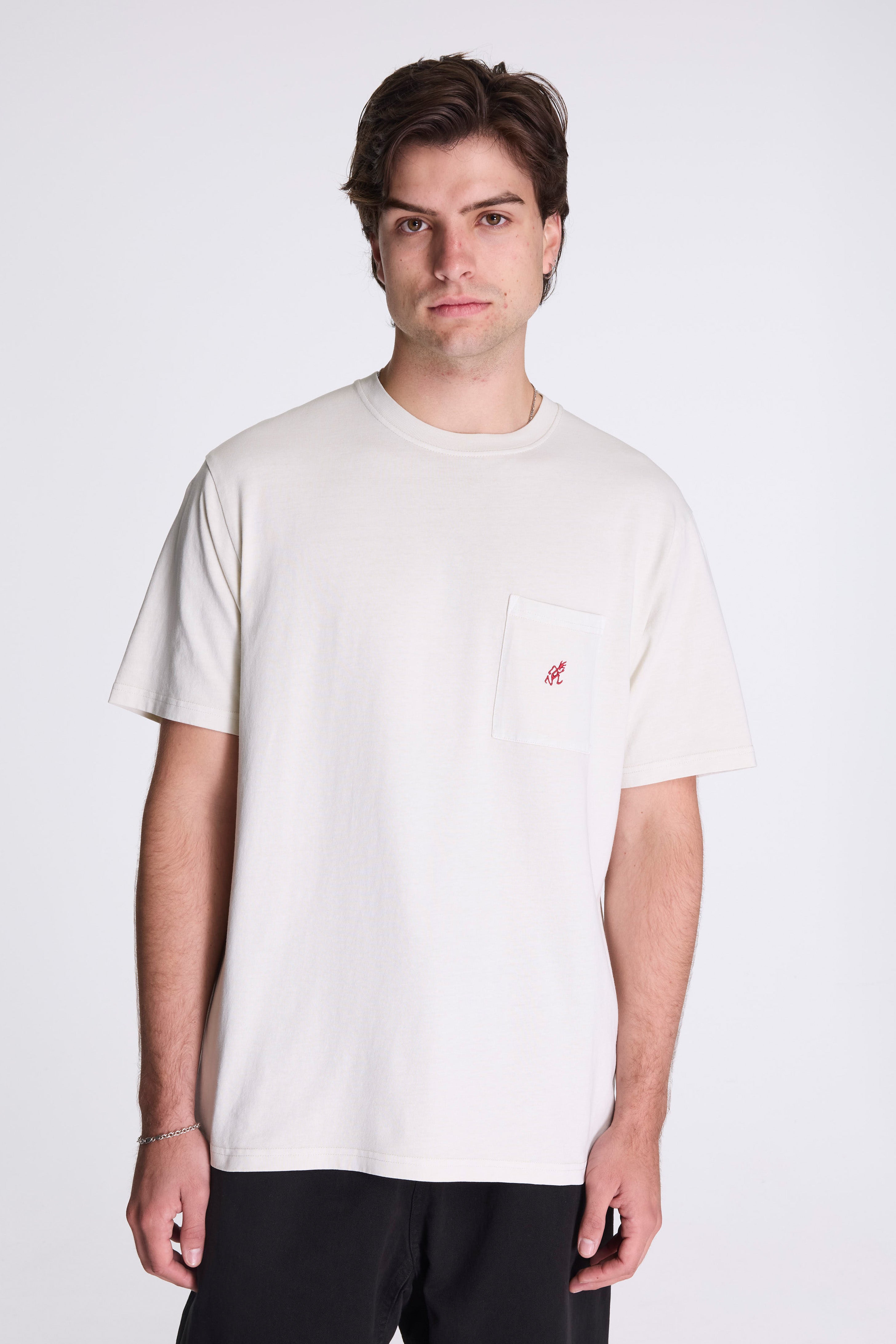 One Point Tee Pigment Dyed Natural
