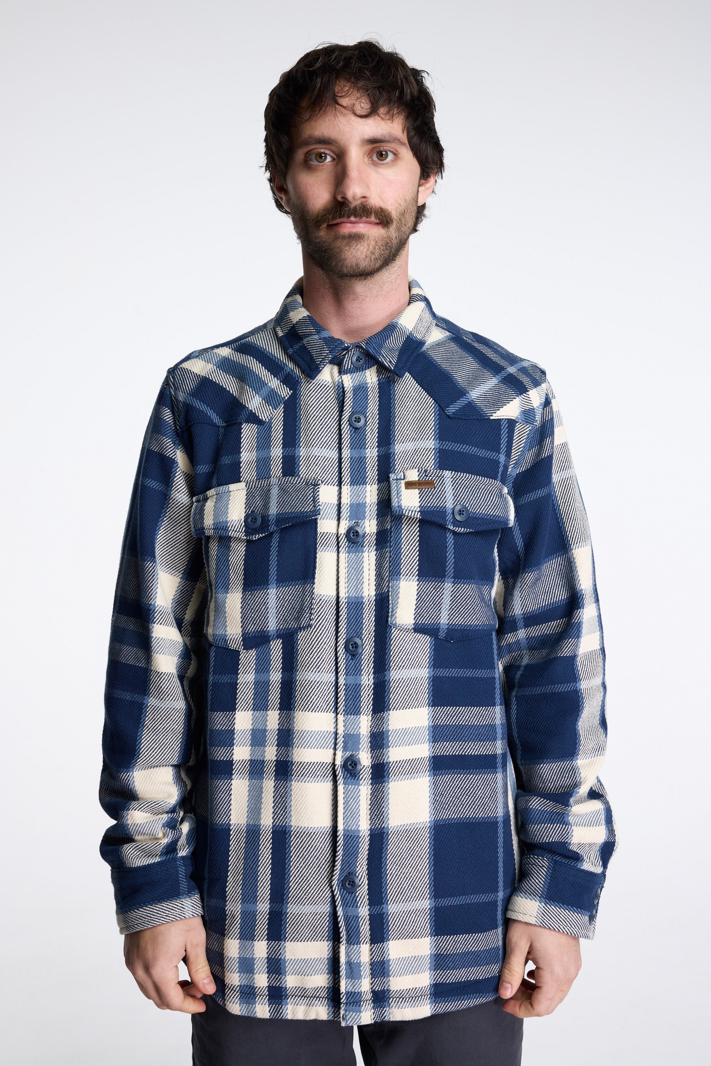 Onlooker Twill Shirt Jacket Mens Midnight Multi
