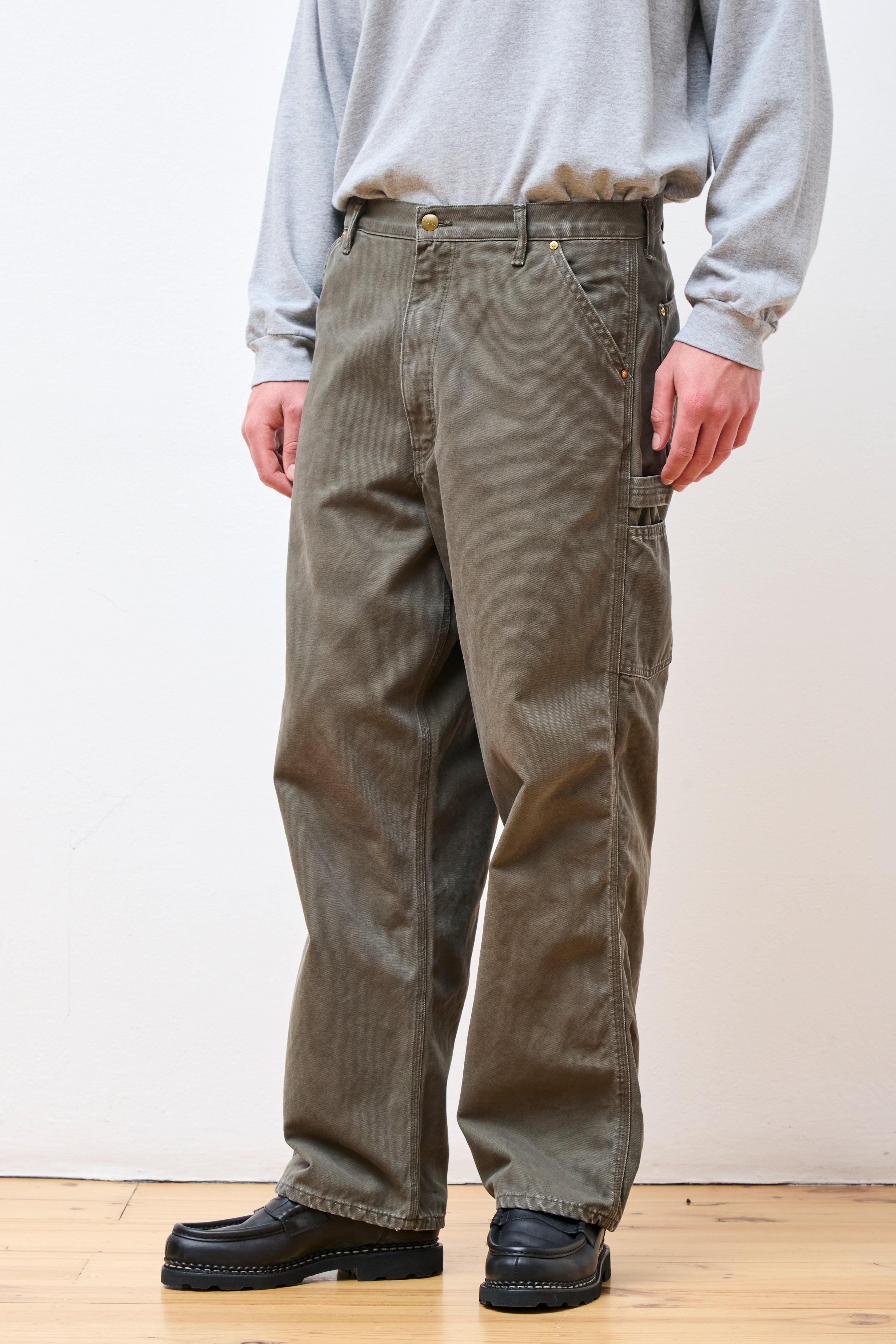 Dad's Fit Painter Pants Army Green