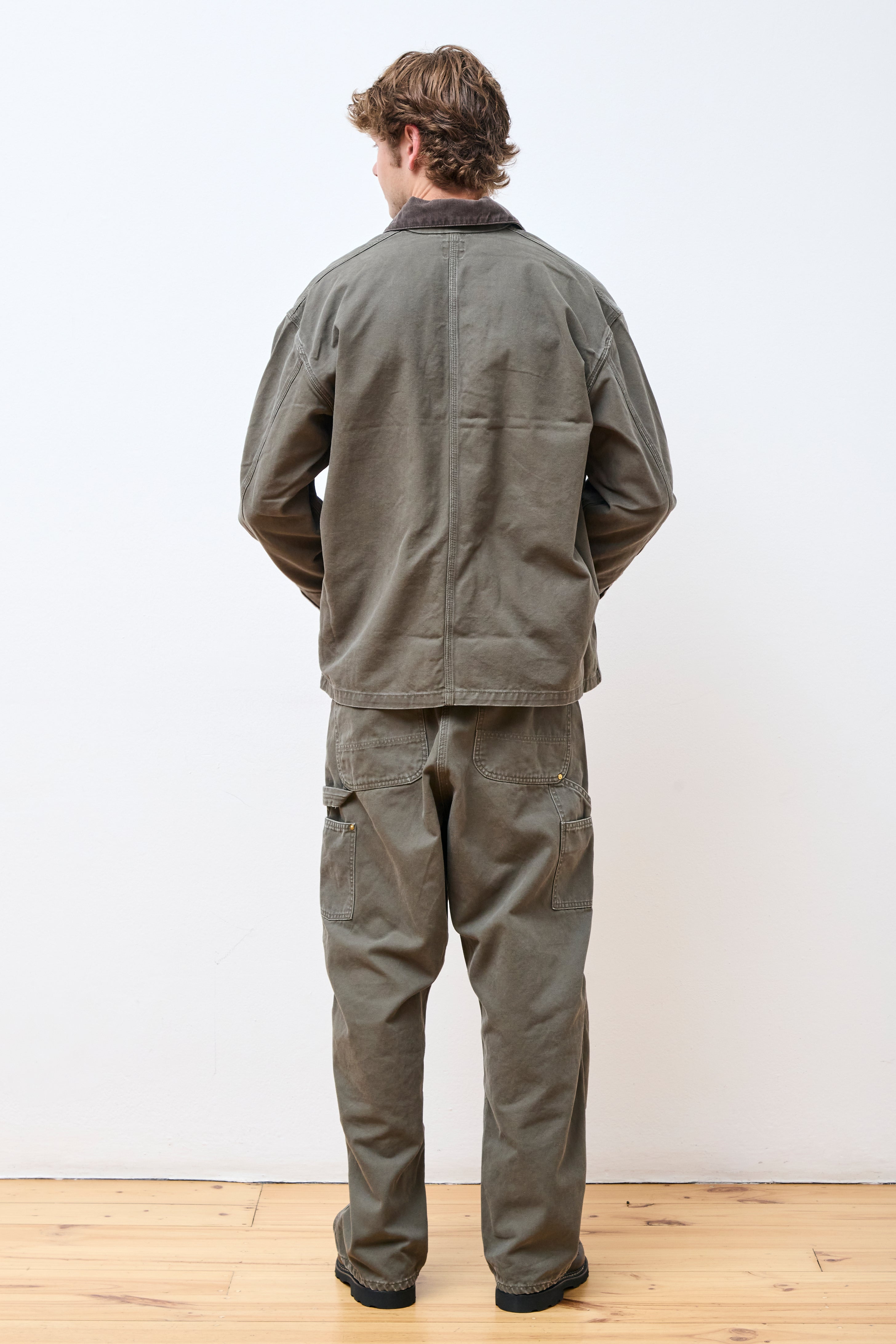 Relax Fit Coverall Army Green