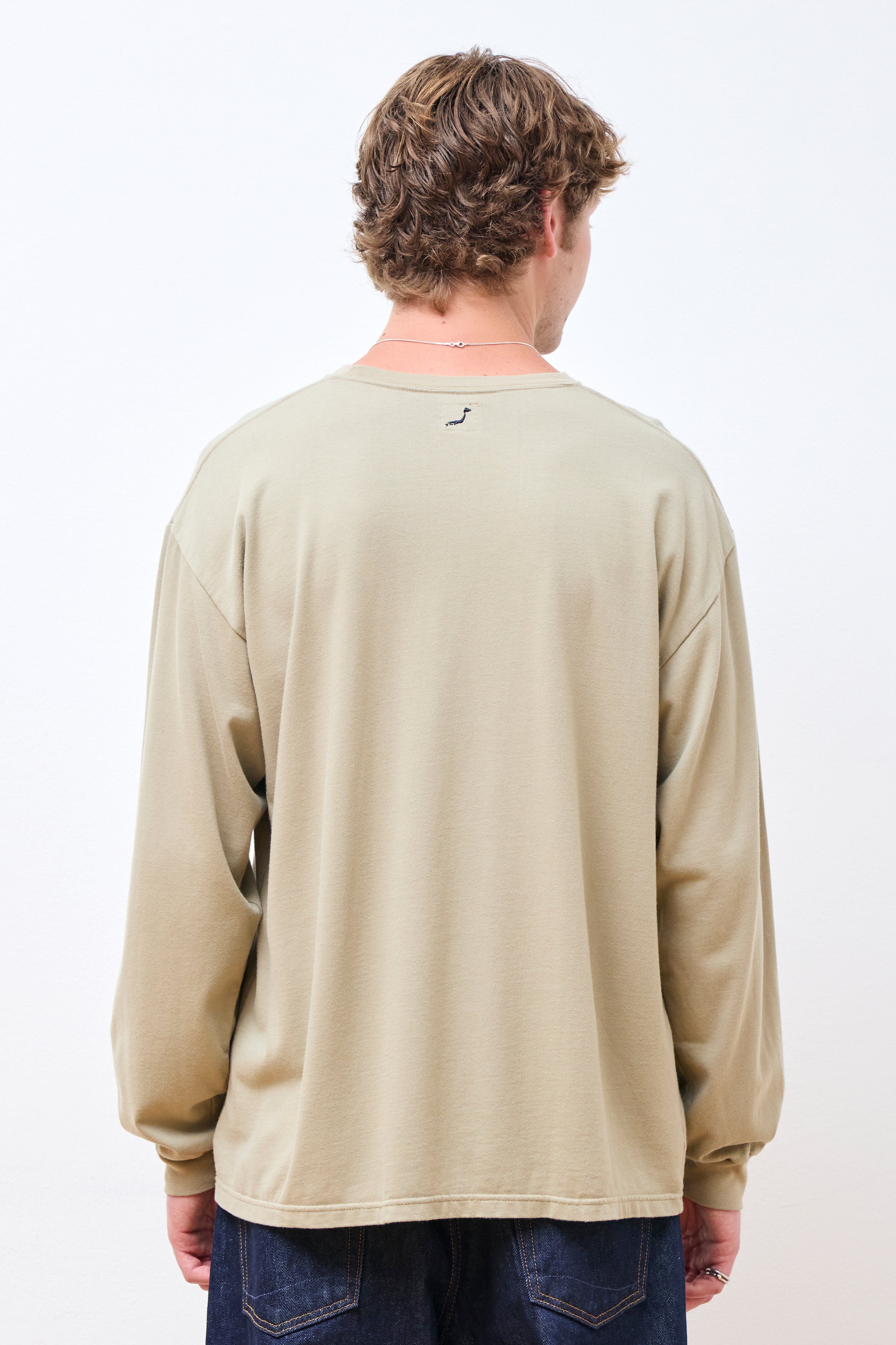 Relax Fit Long Sleeve T-Shirt Olive Drab