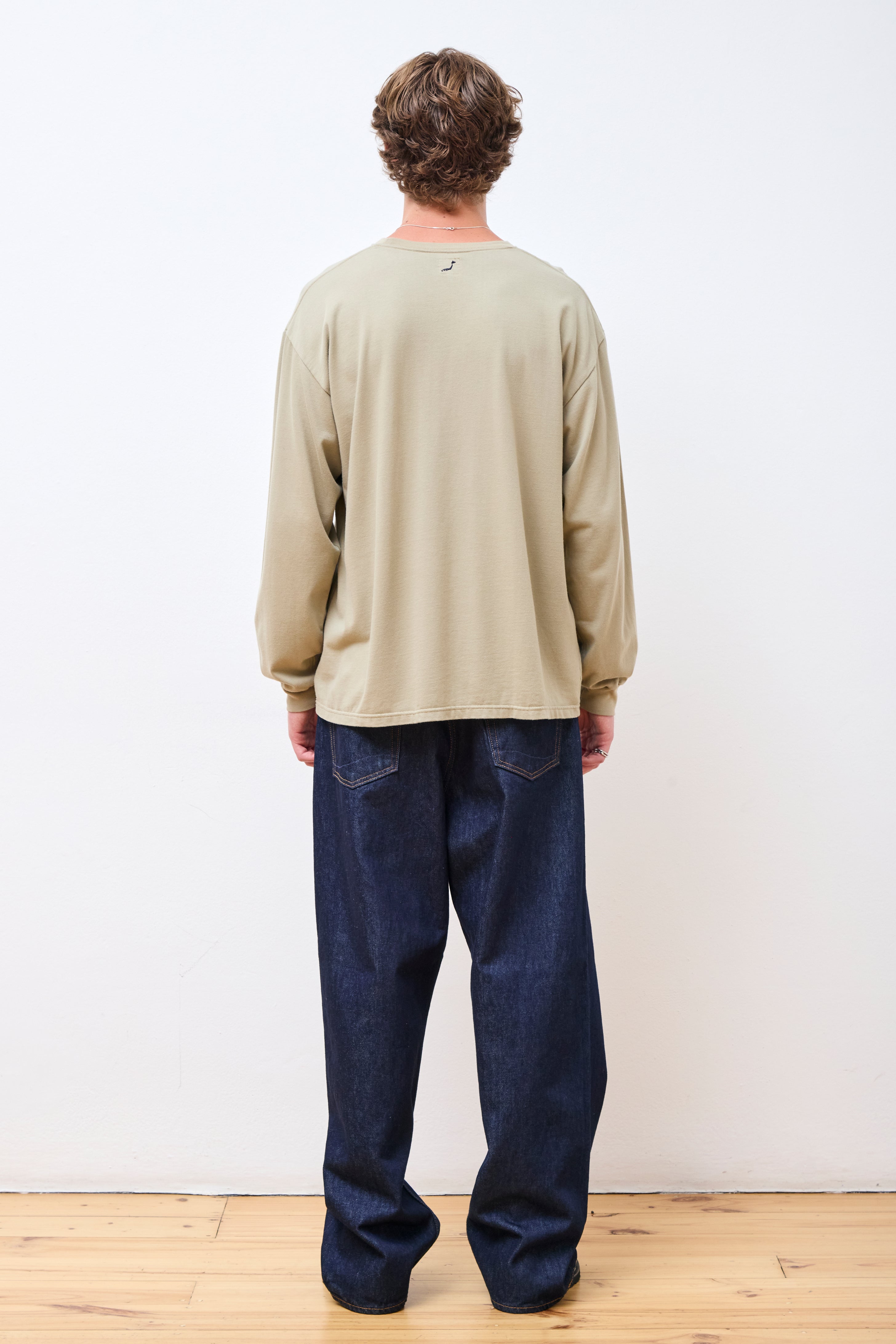 Relax Fit Long Sleeve T-Shirt Olive Drab