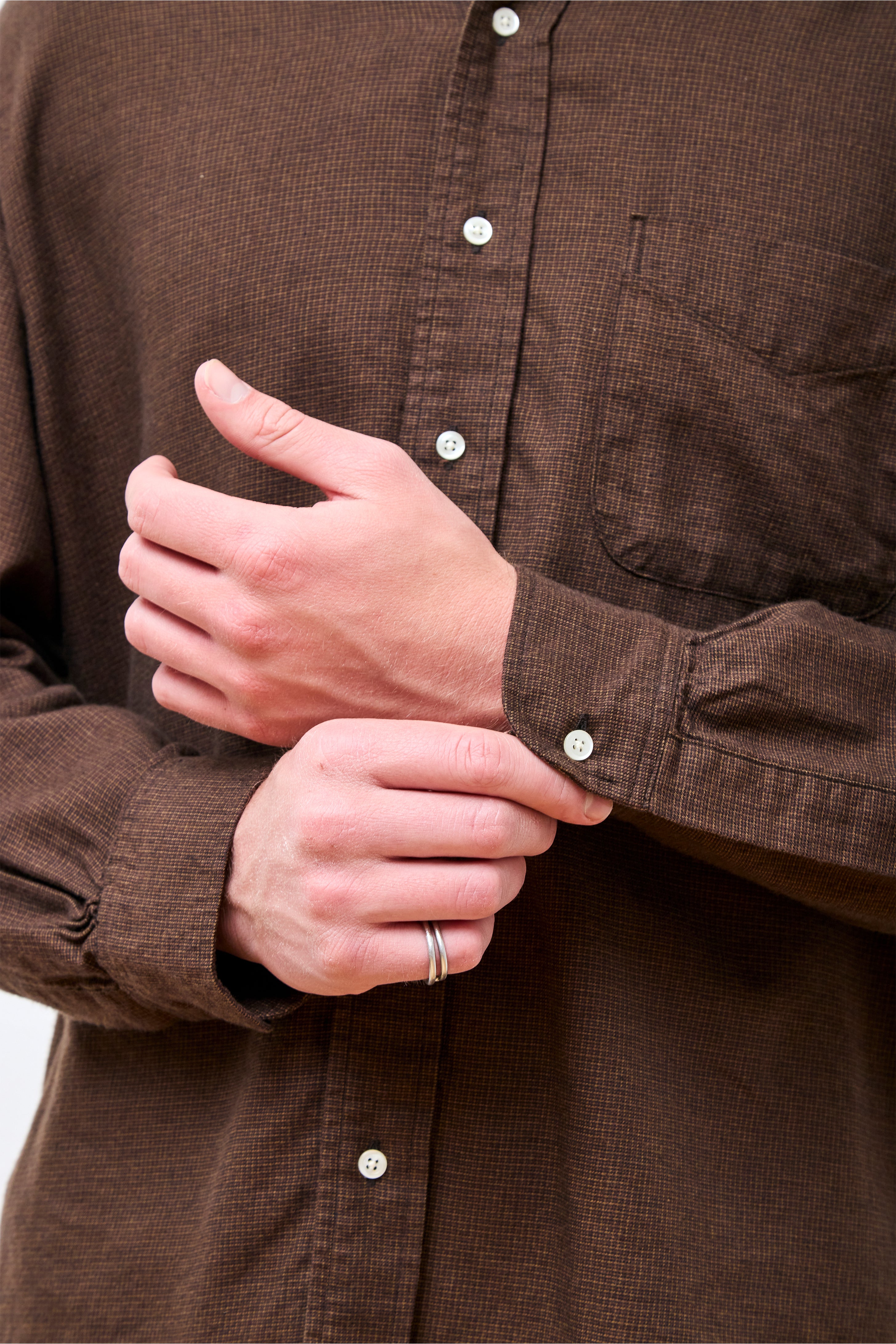 Standard Button Down Shirt Burgundy