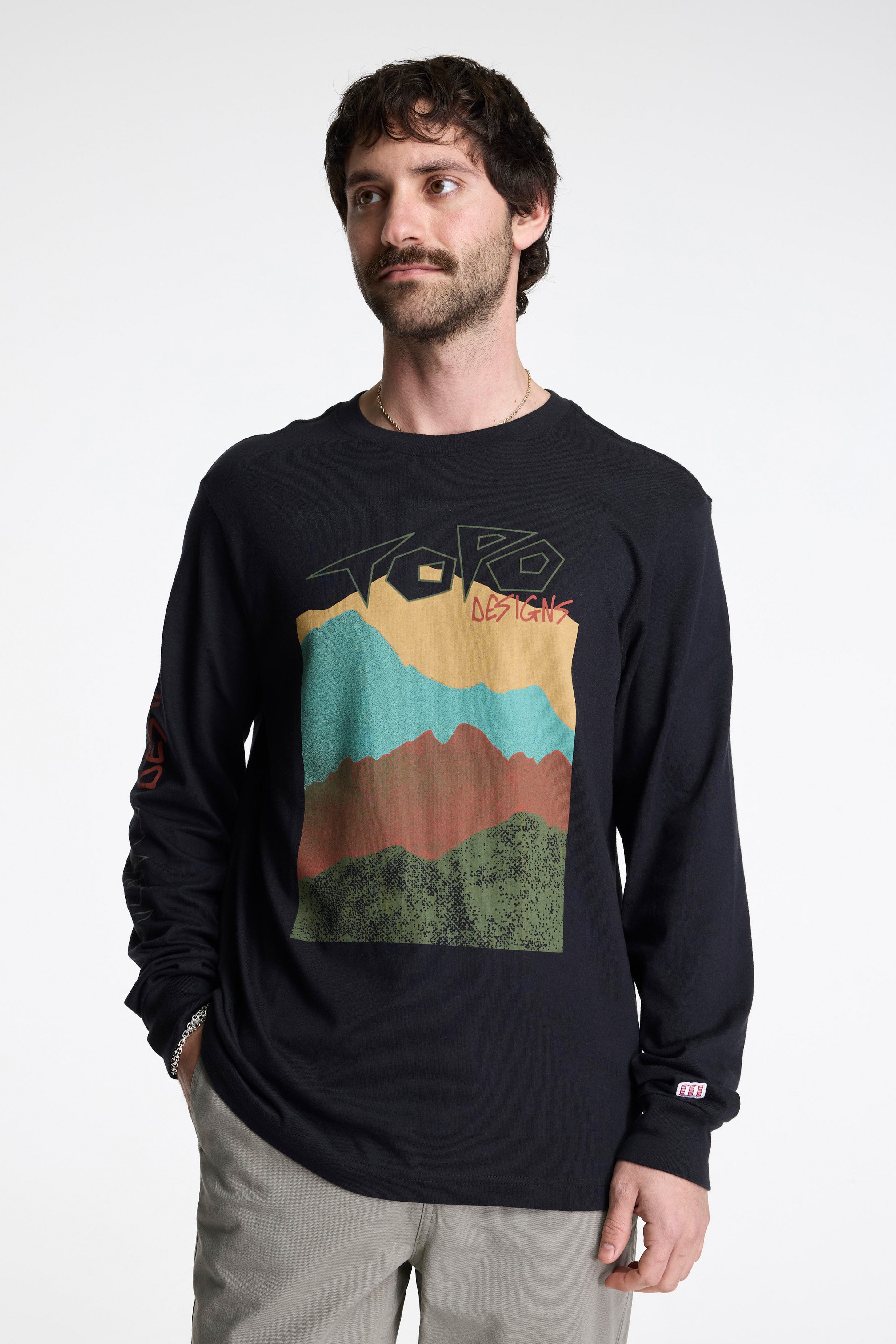 Outlook Tee L/S Mens Black