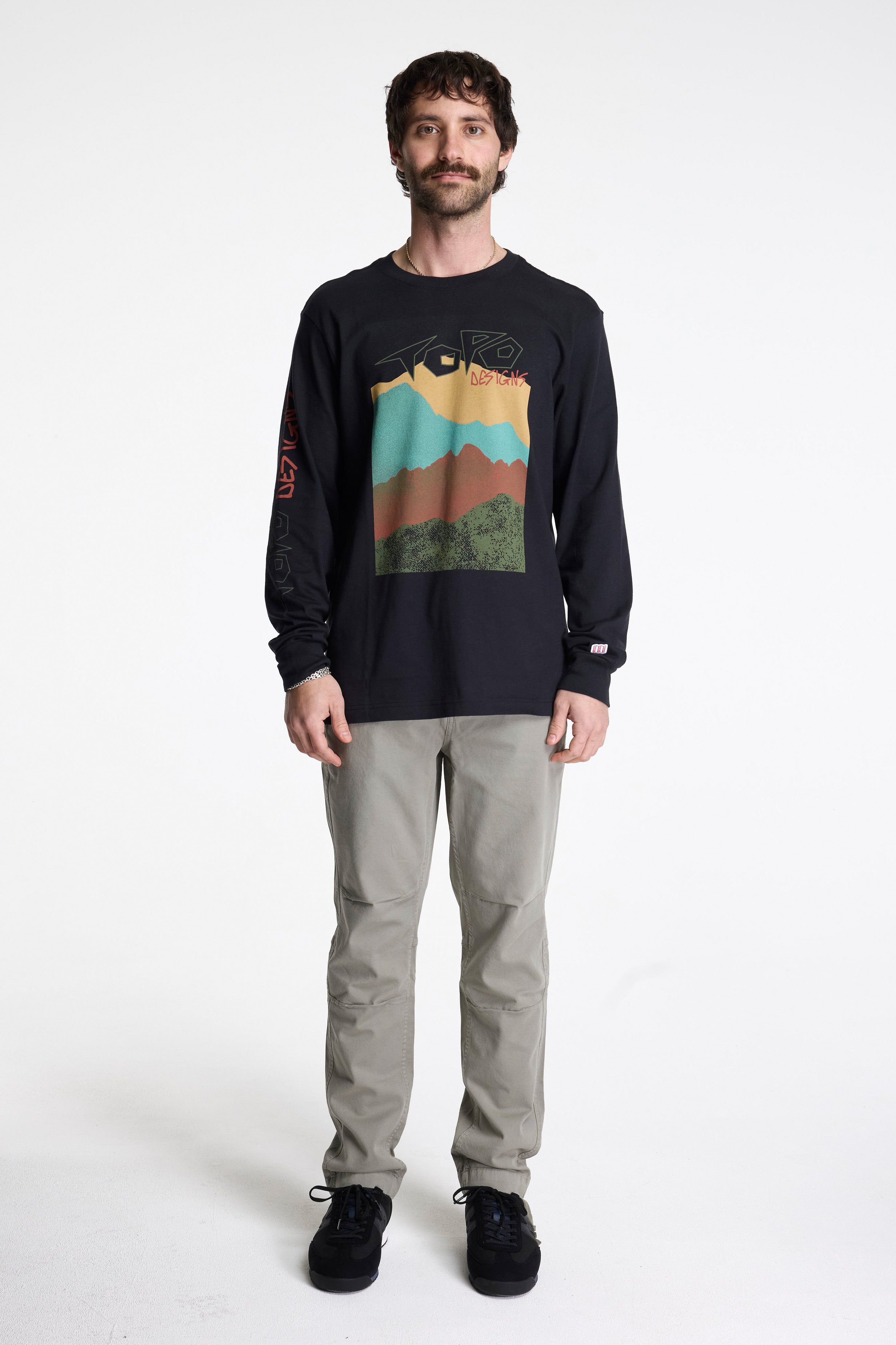 Outlook Tee L/S Mens Black