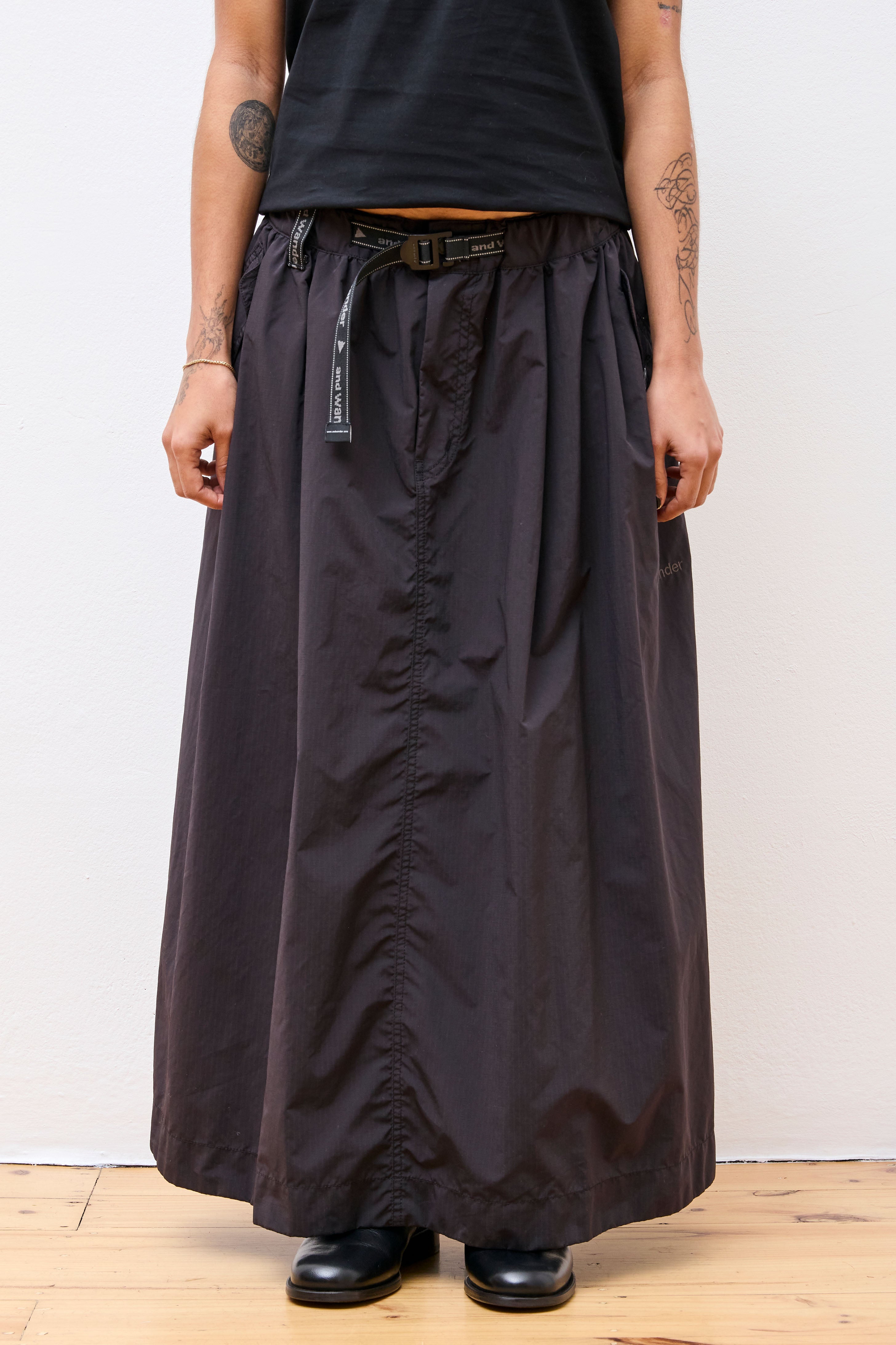 Oversized Cargo Skirt (W) Black