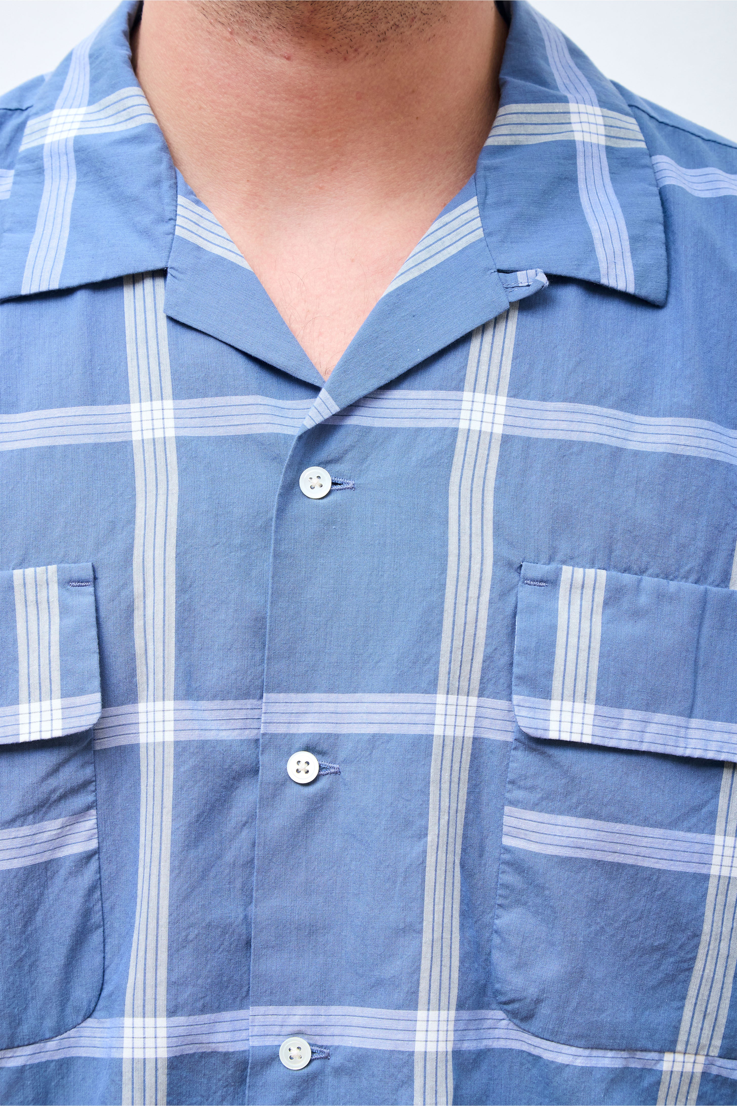 PALAKA Check Shirt Blue