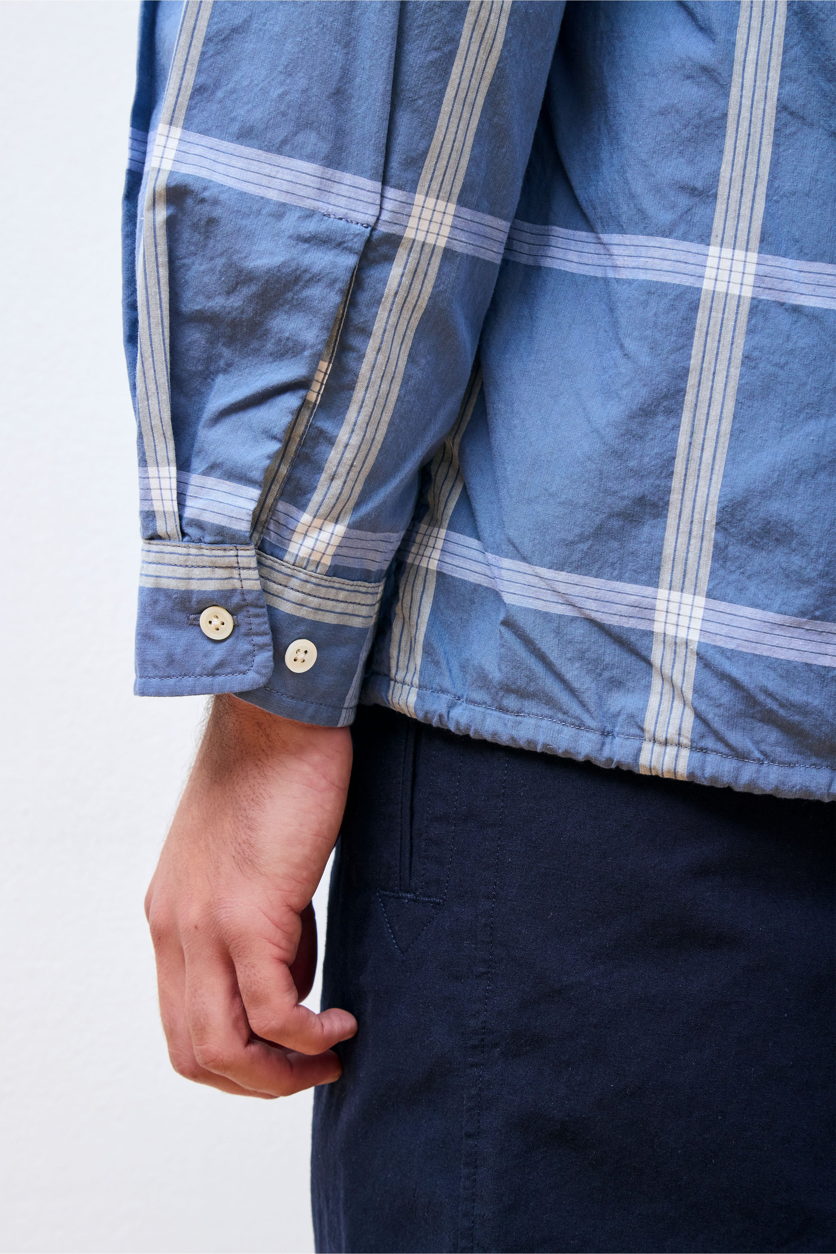 PALAKA Check Shirt Blue