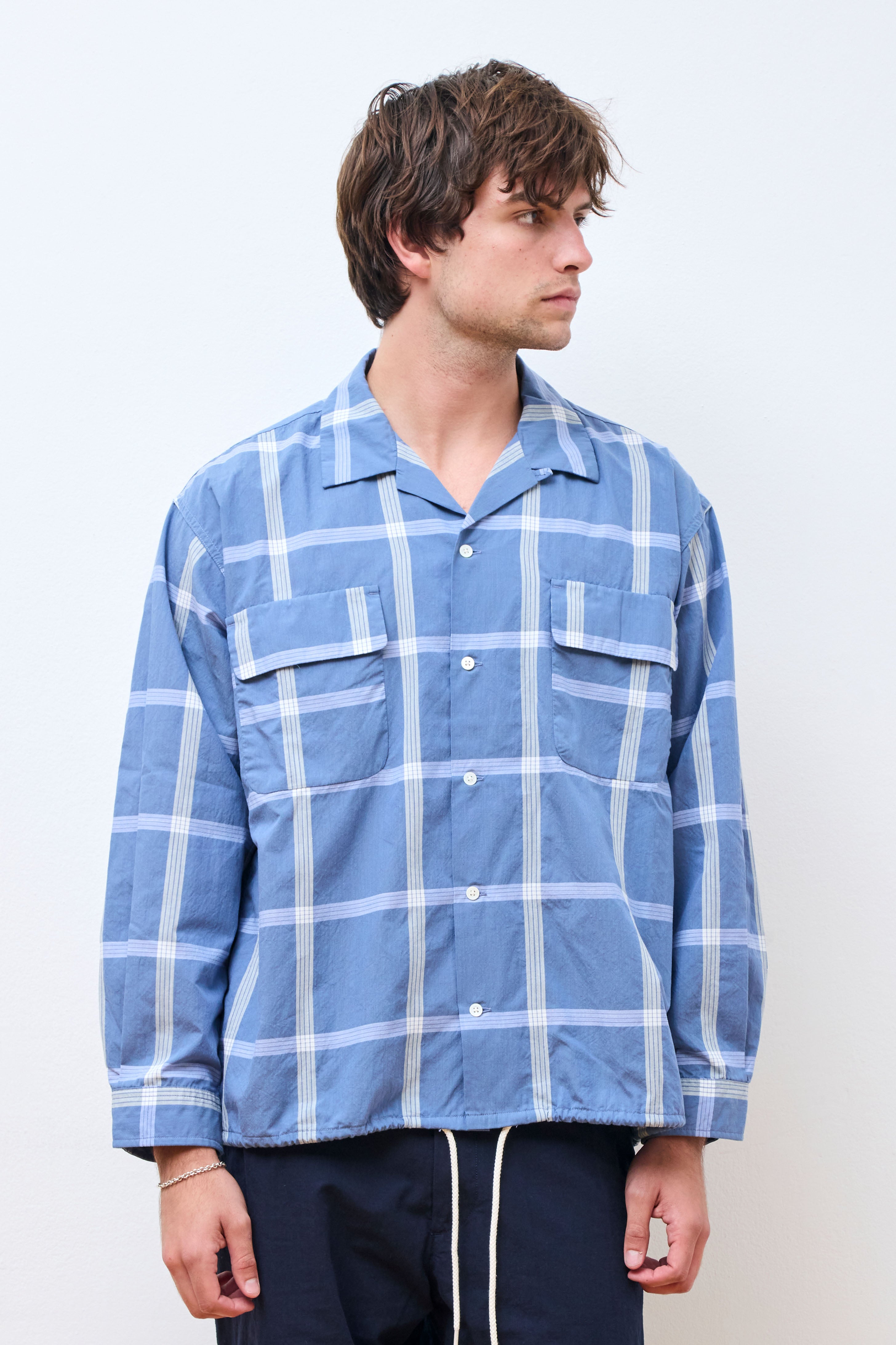 PALAKA Check Shirt Blue