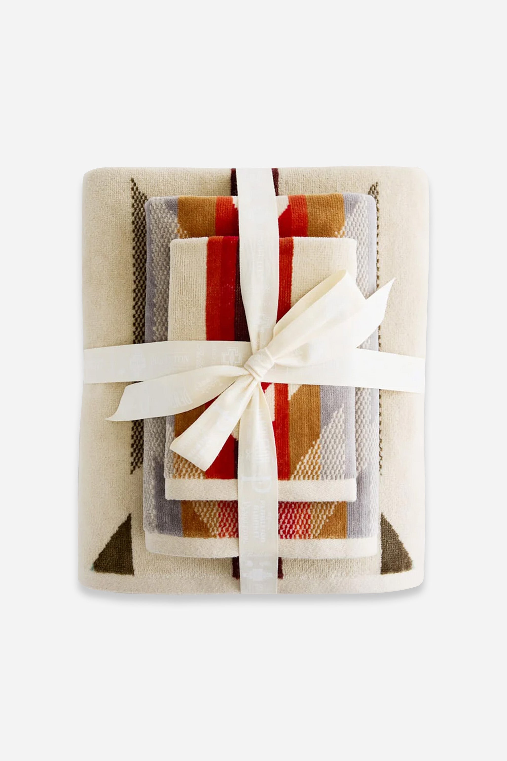 3 Piece Jacquard Towel Set Wyeth Trail