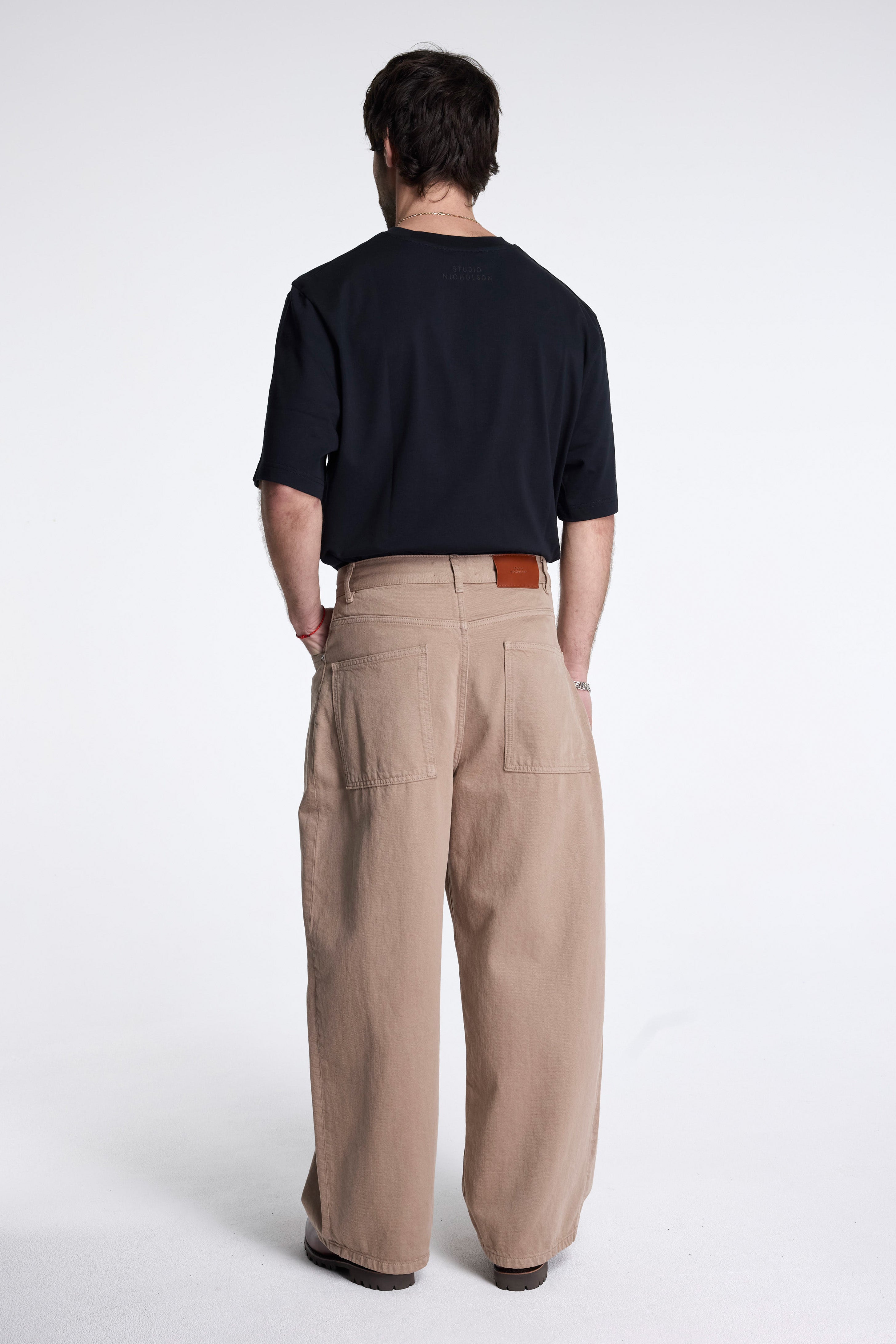 Paolo Garment Dye Denim Pants Fawn