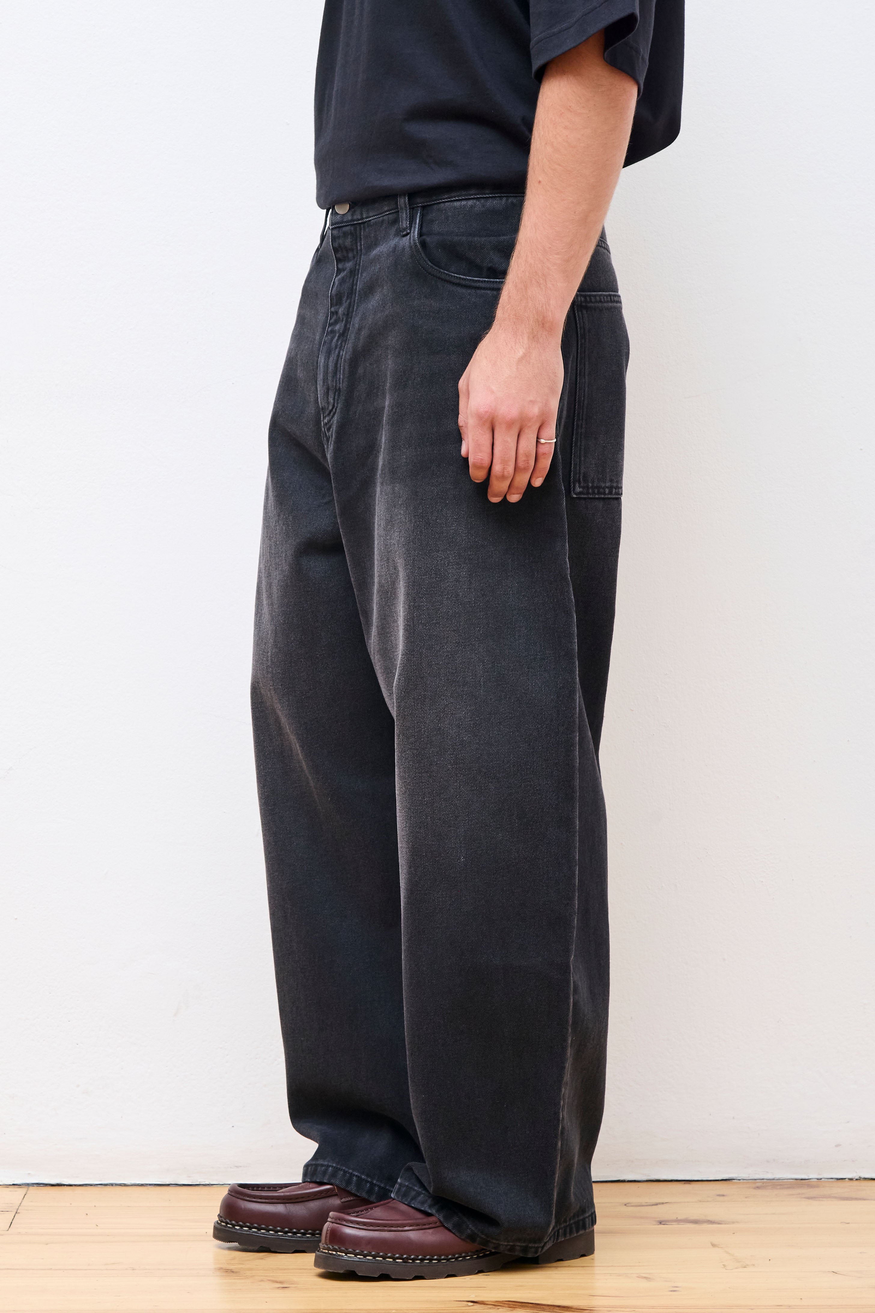 Paolo Pant Washed Black