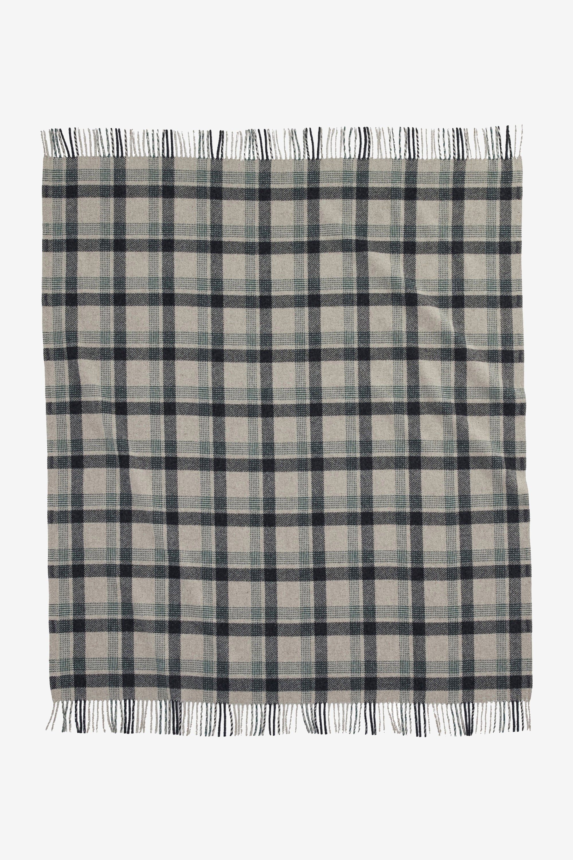 Eco Wise Washable Throw Kelso Plaid Oat