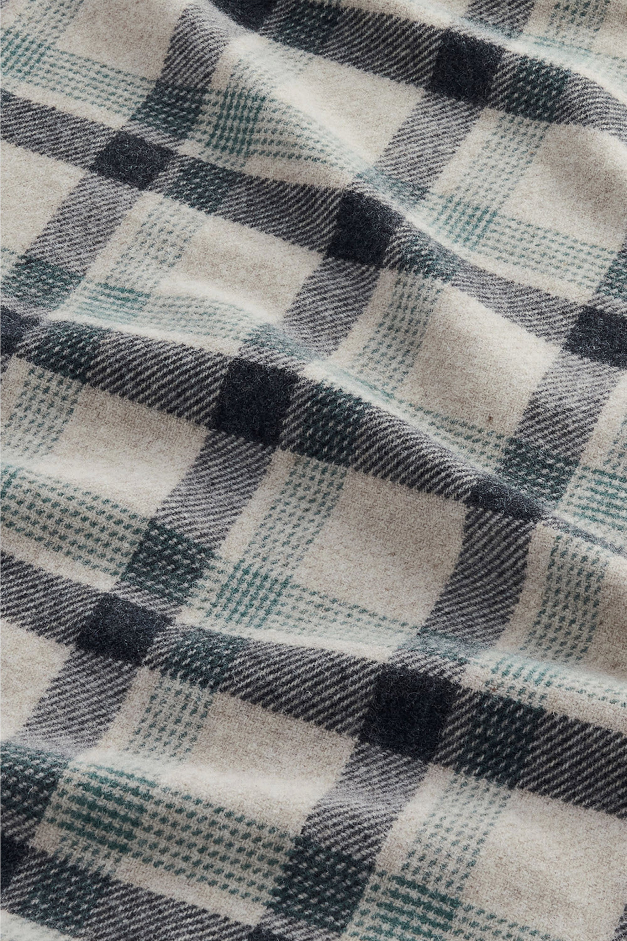 Eco Wise Washable Throw Kelso Plaid Oat