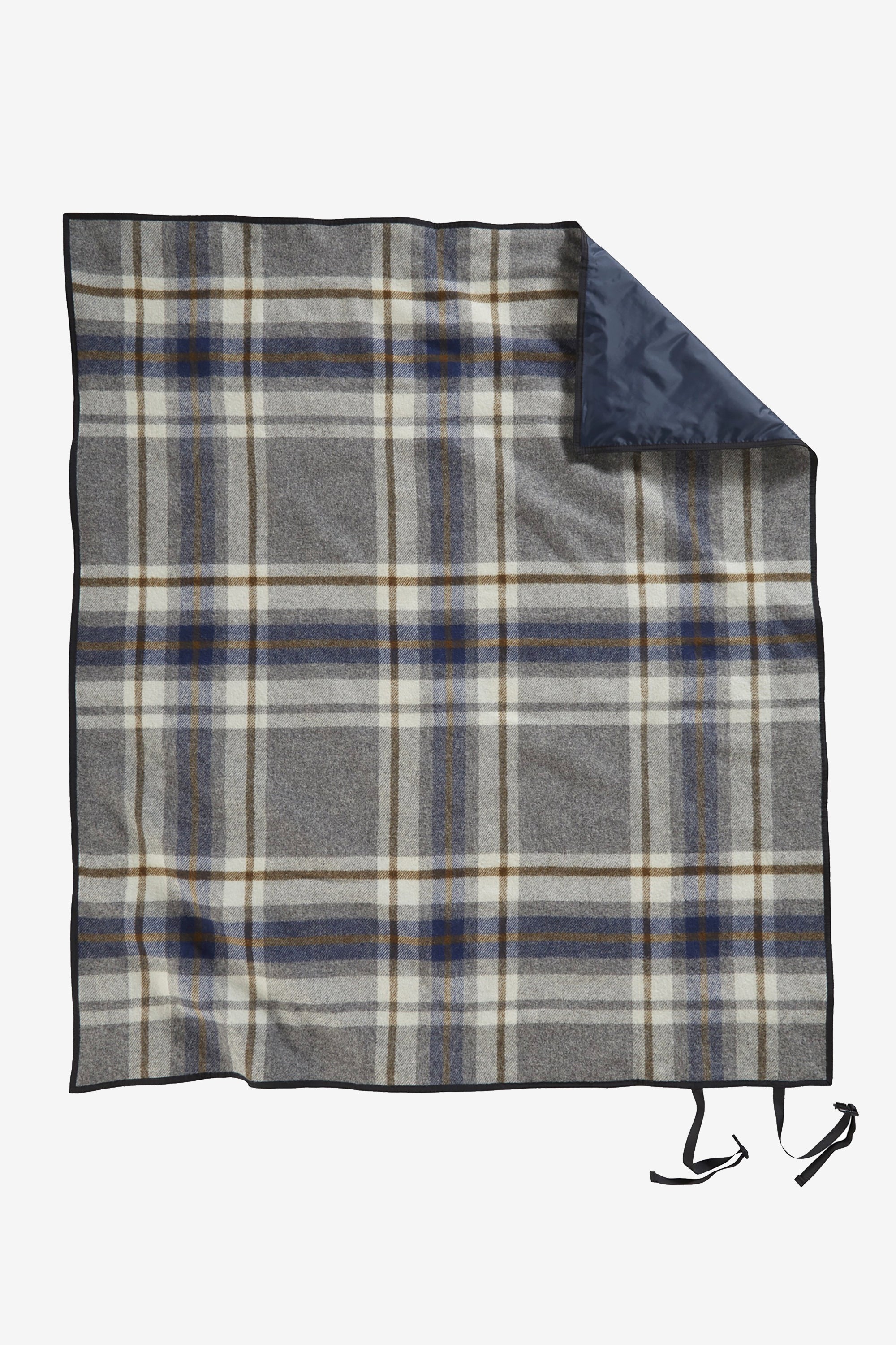 Nylon Backed Roll Up Blanket Raleigh Plaid