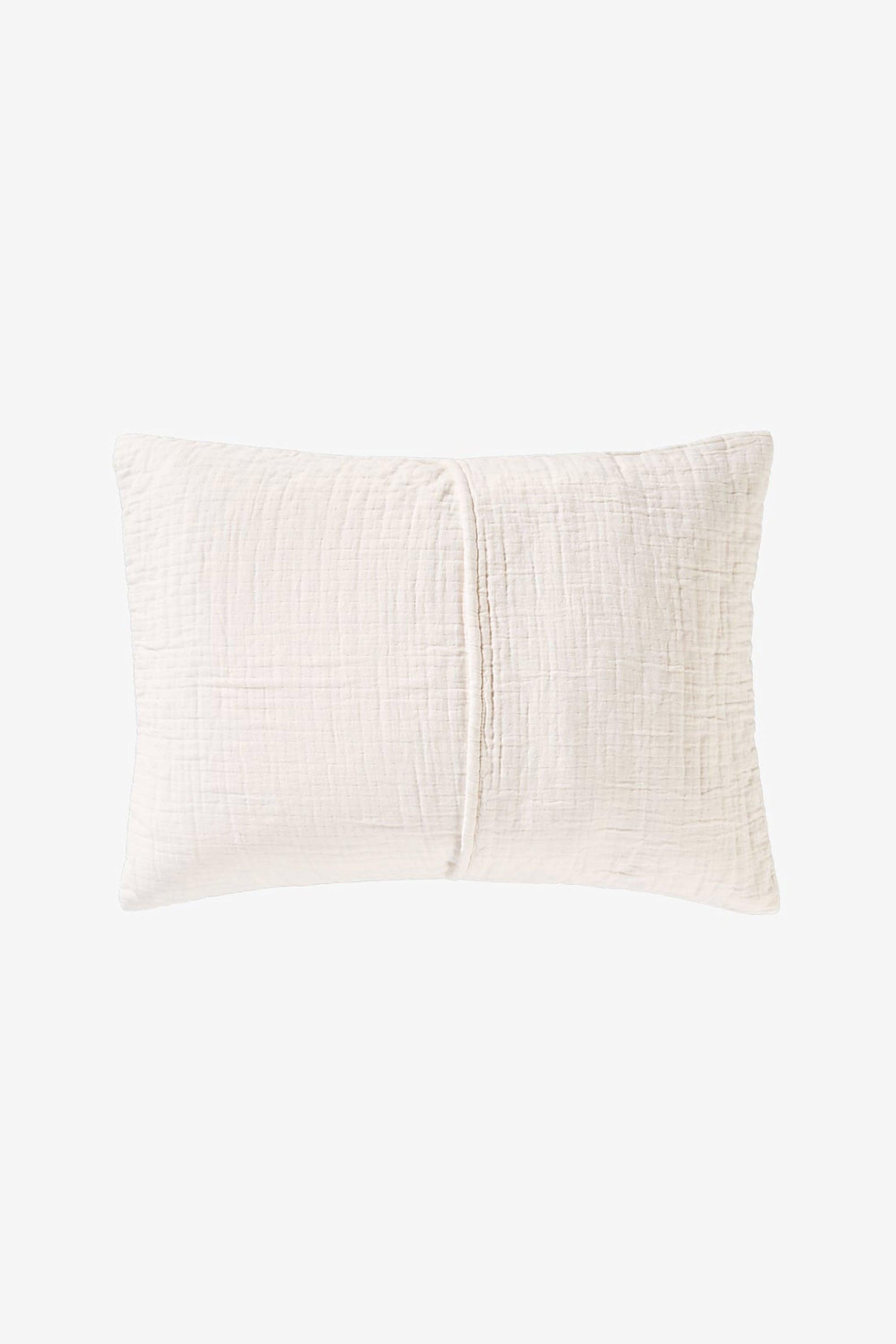 Organic Cotton Matelasse Sham Ganado