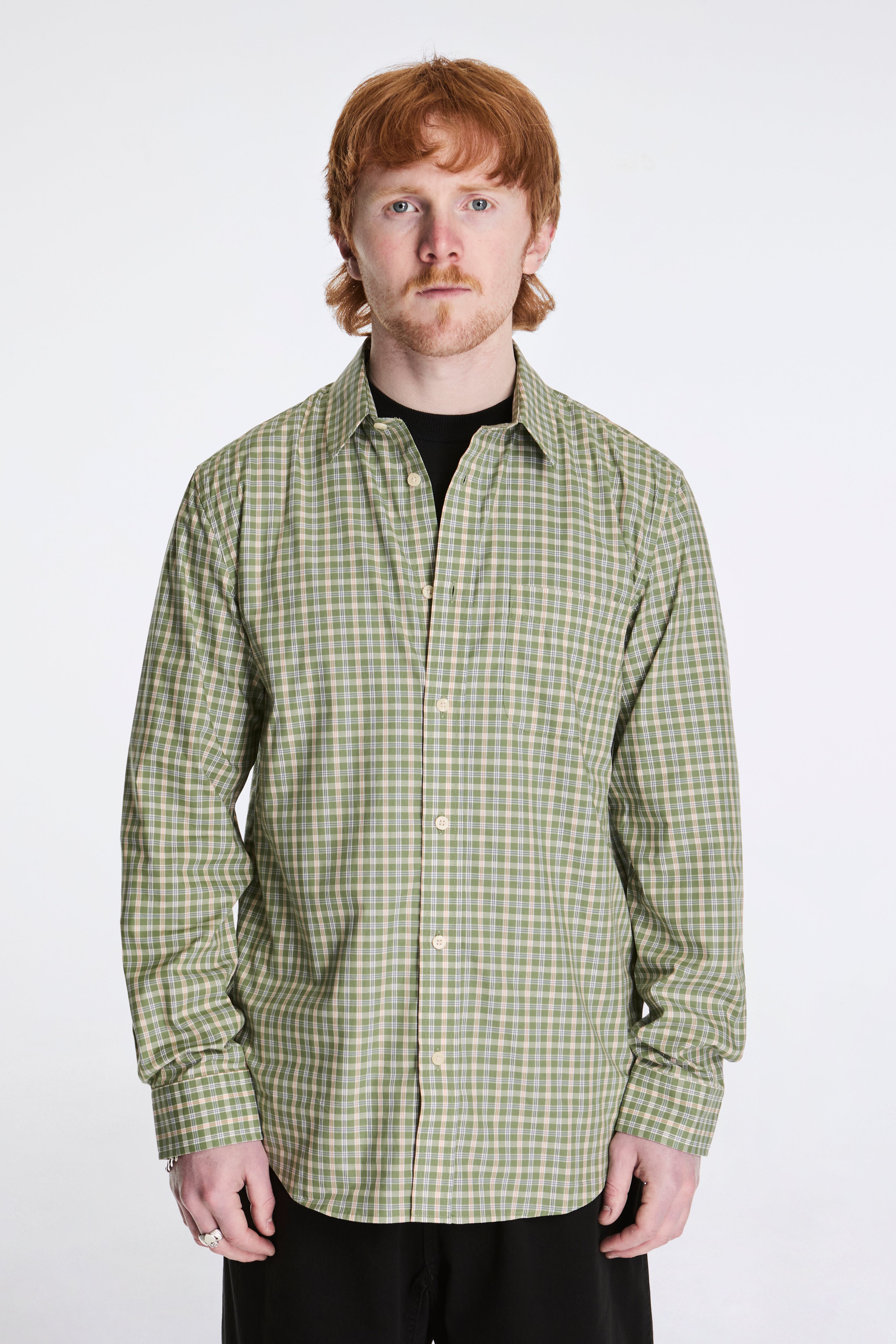 Academy Shirt Green Plaid