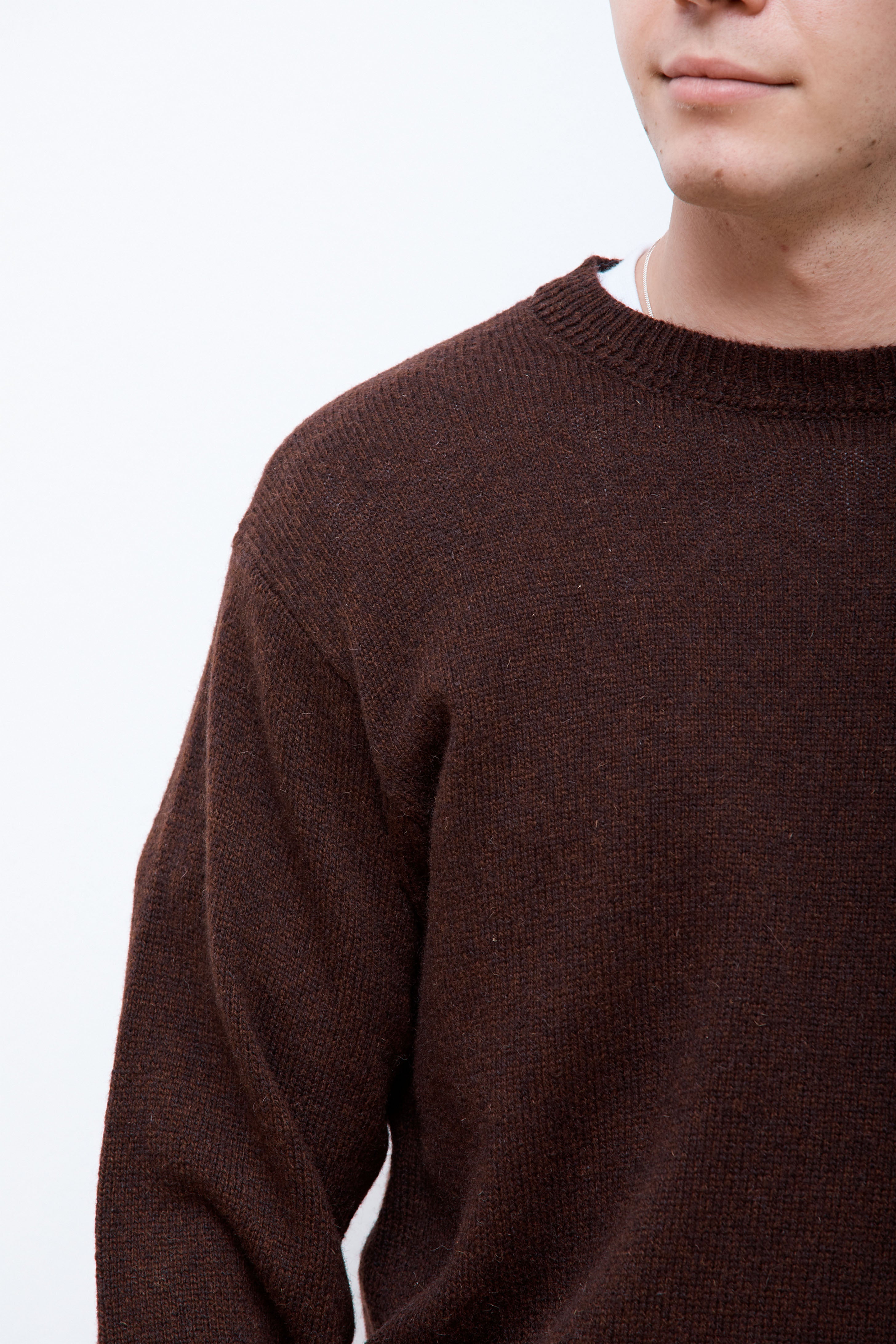 Wool Crew Espresso Heather