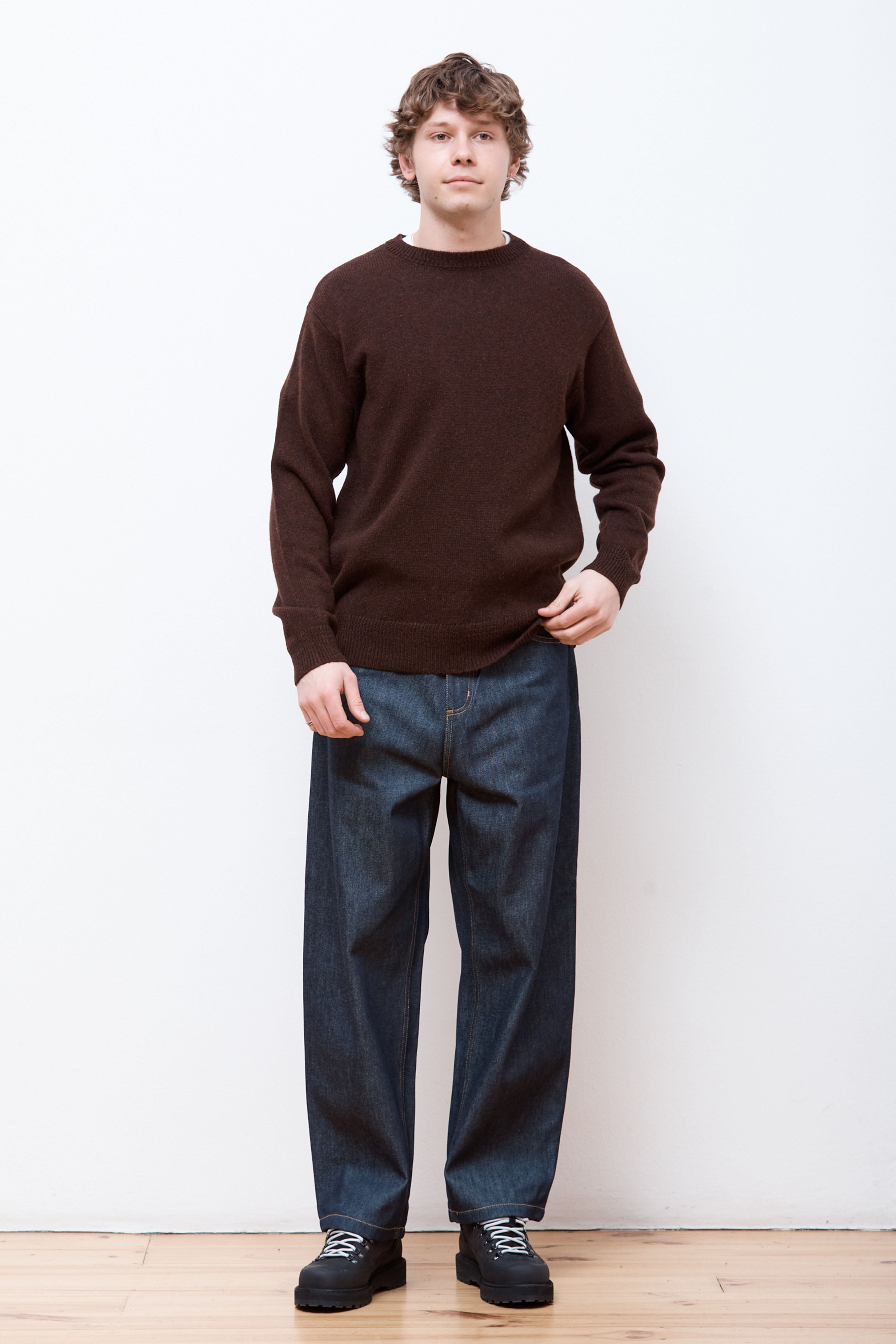 Wool Crew Espresso Heather