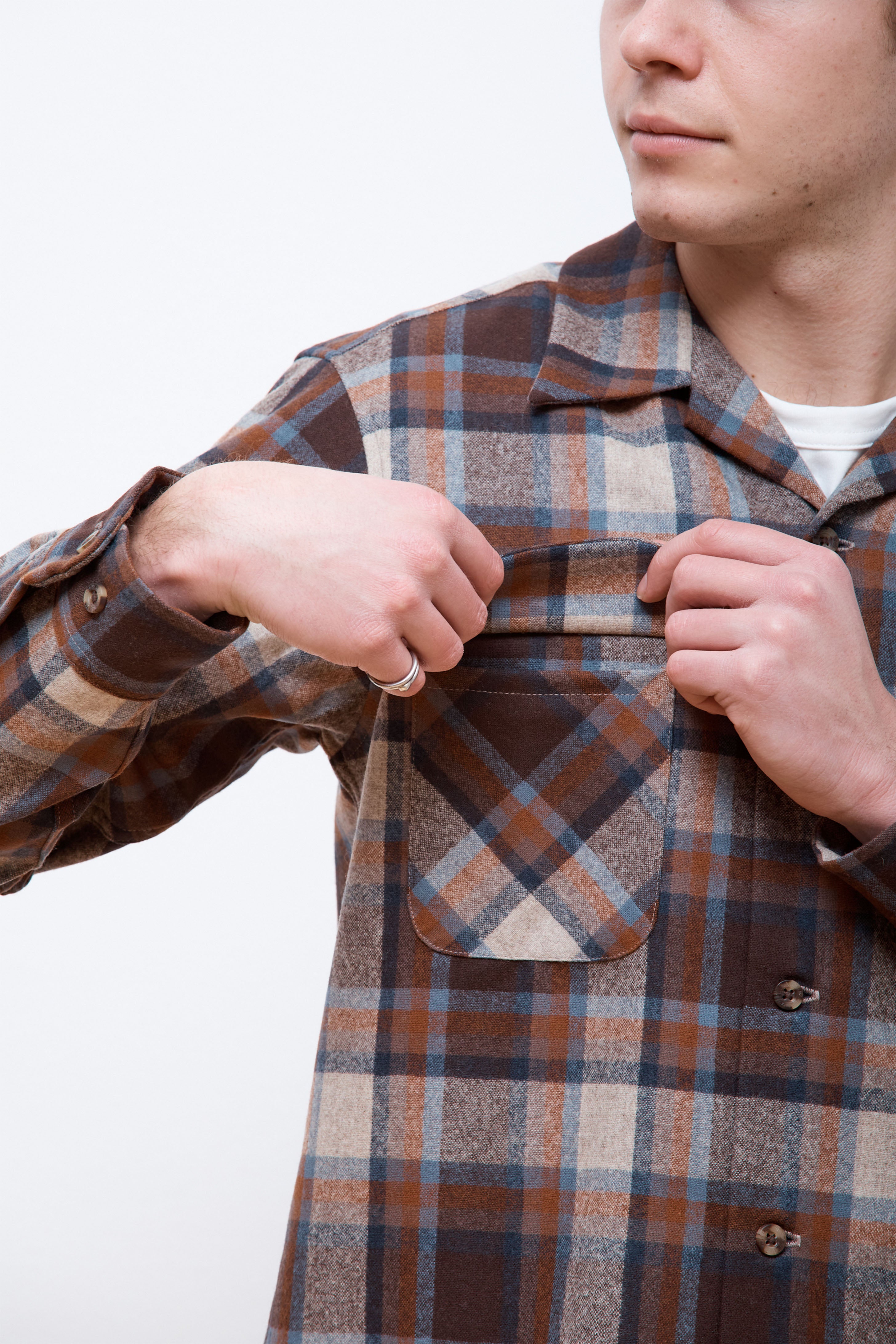 Original Board Shirt Brown/Tan Mix Plaid