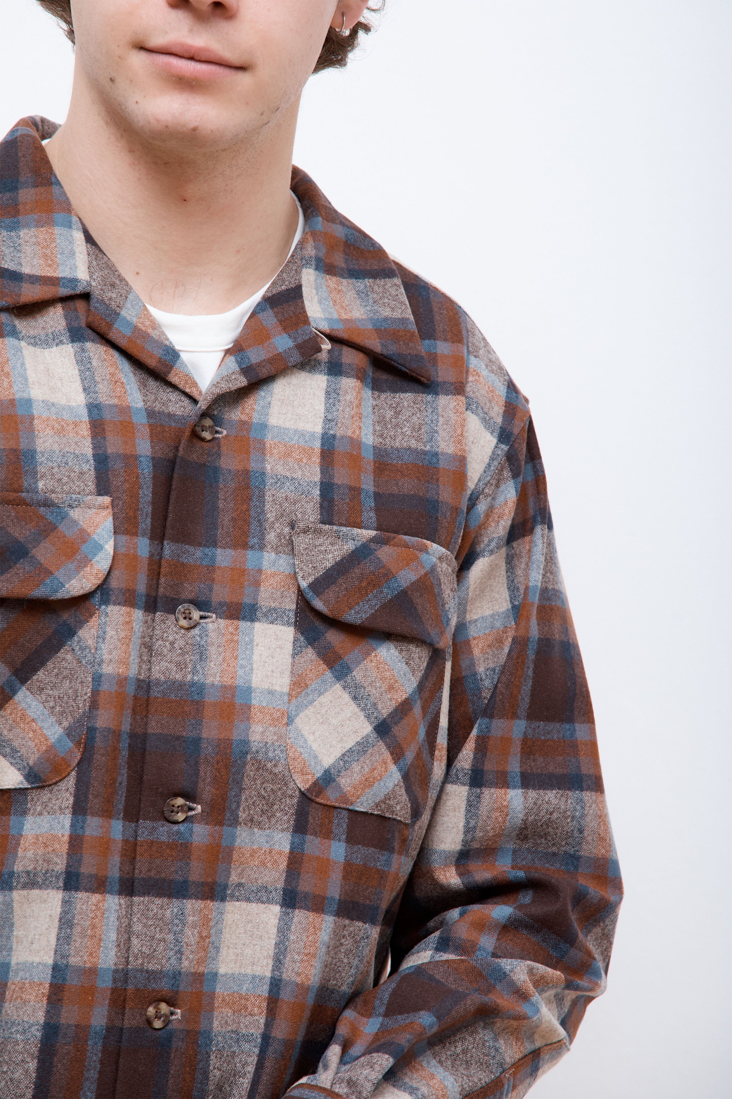 Original Board Shirt Brown/Tan Mix Plaid