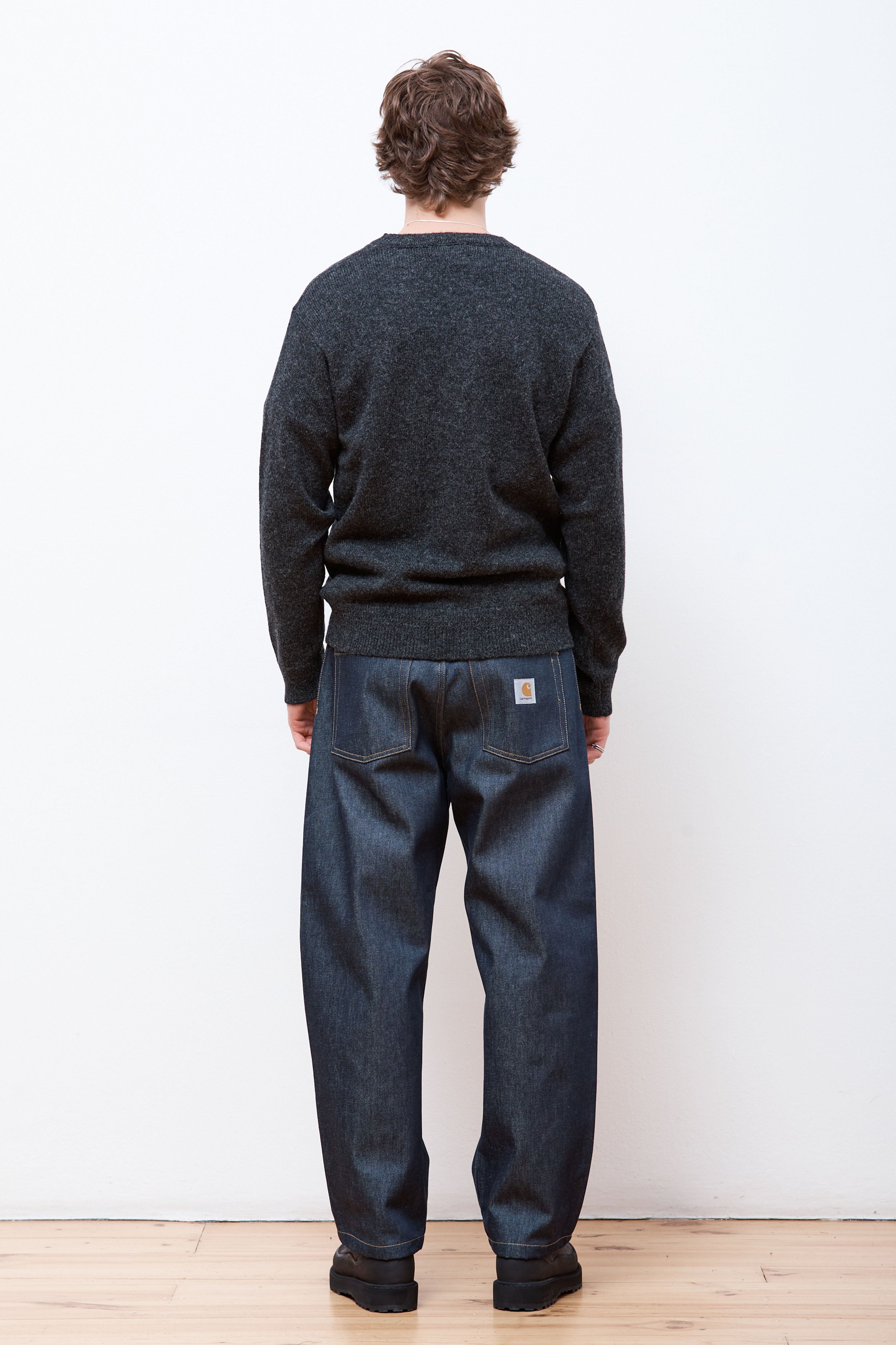 Wool Crew Black Heather