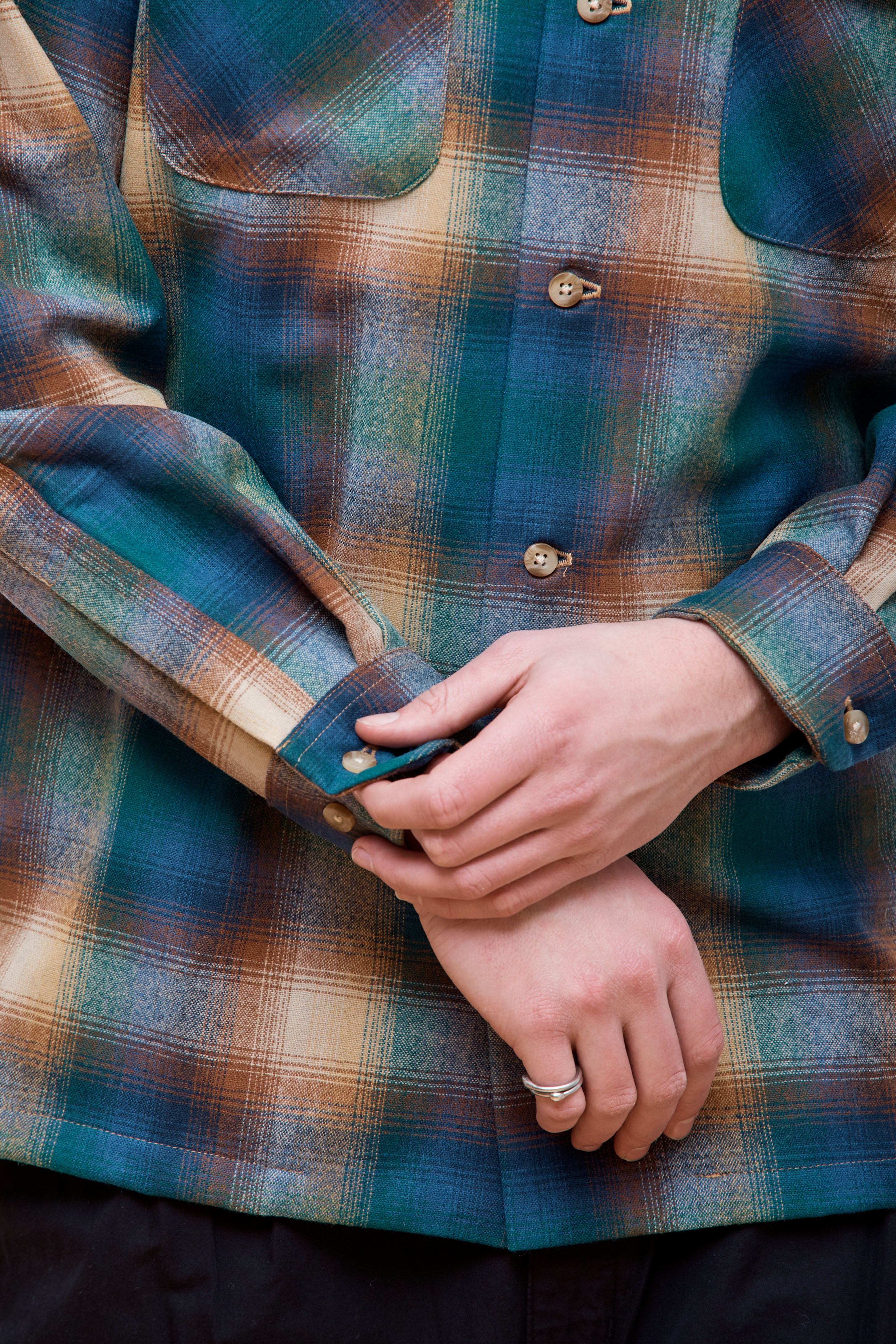 Original Board Shirt Blue/Brown Multi Ombre