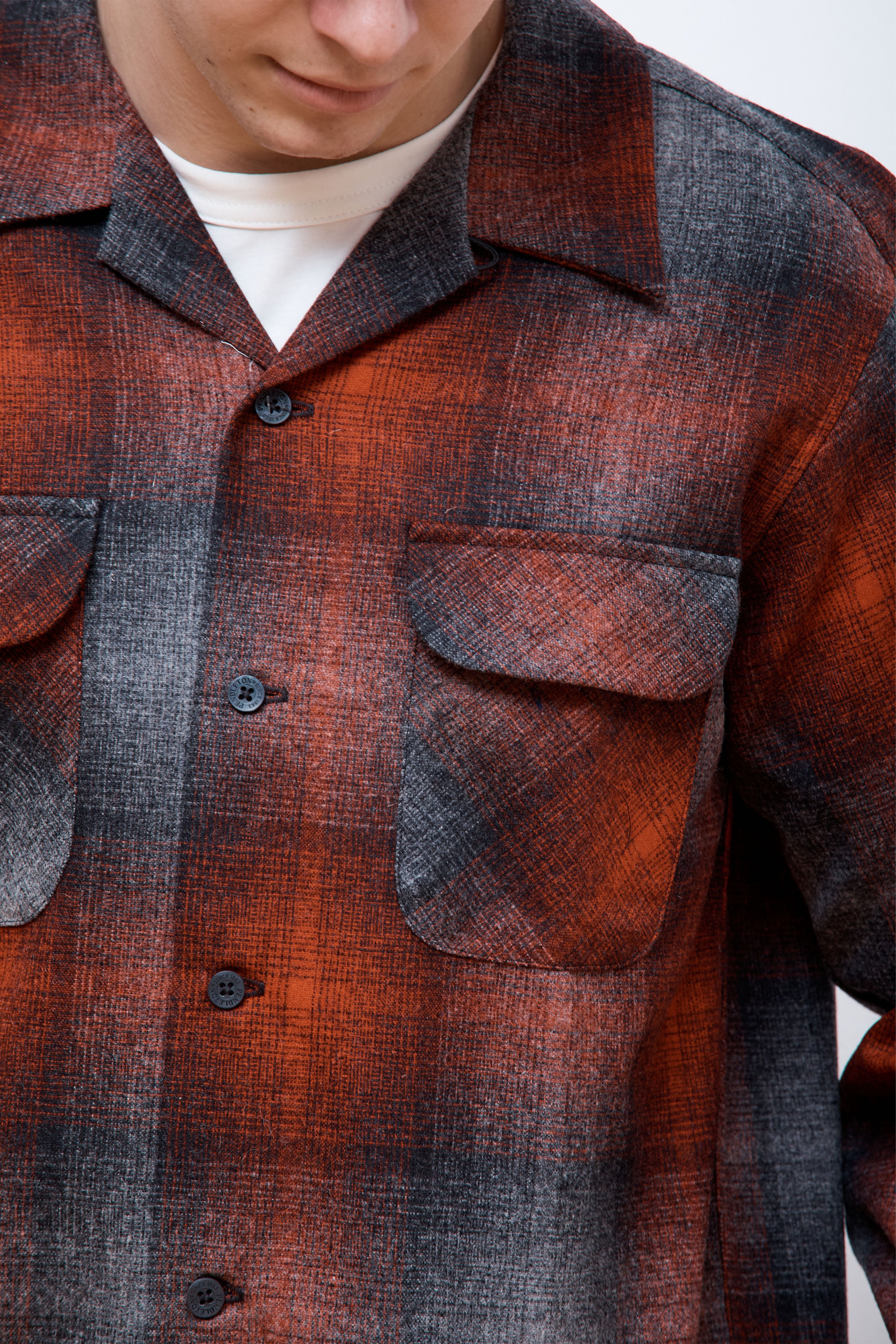 Original Board Shirt Black/Red Ombre