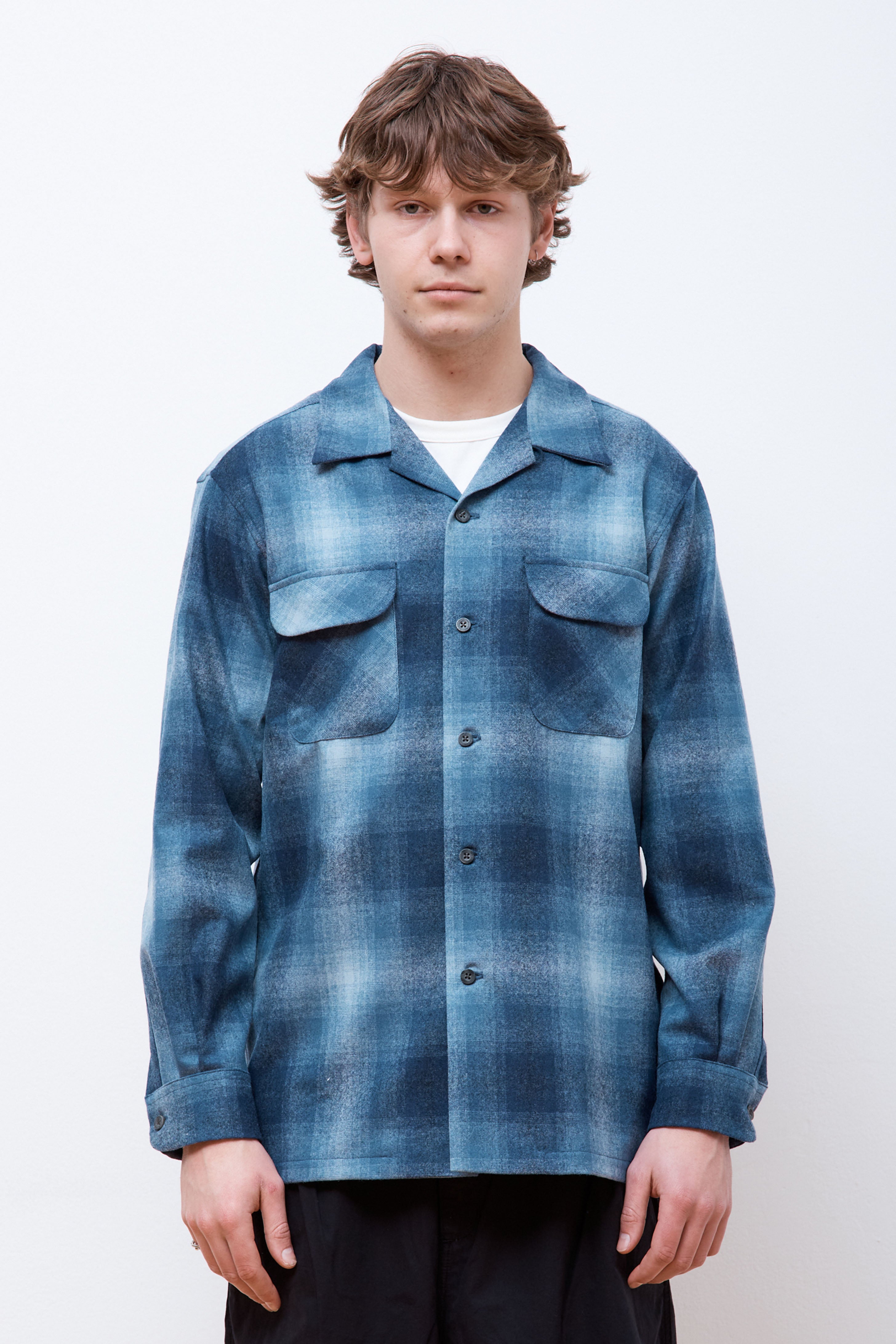 Pendleton Original Board Shirt Navy Mix Ombre – HAVN