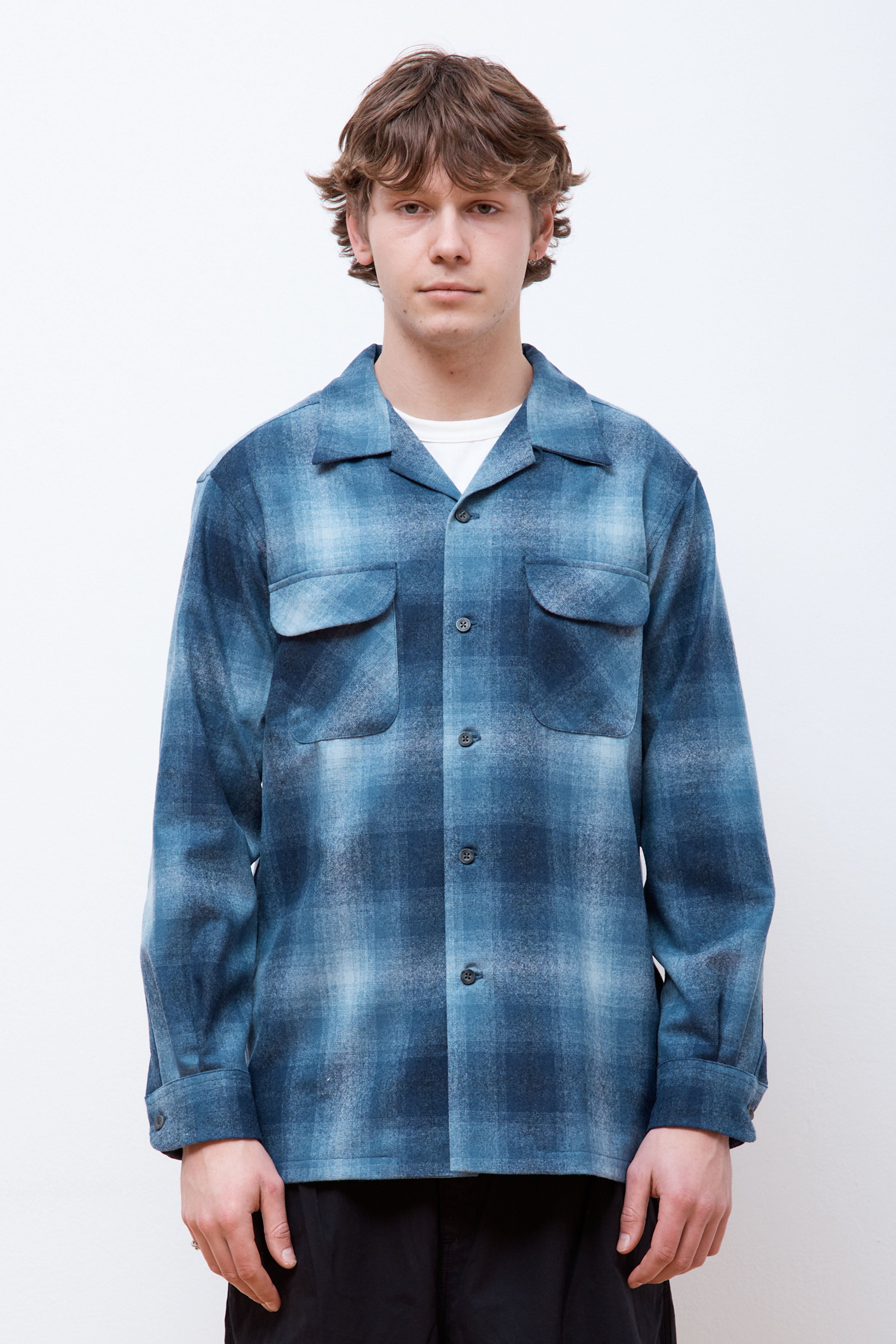 Original Board Shirt Navy Mix Ombre