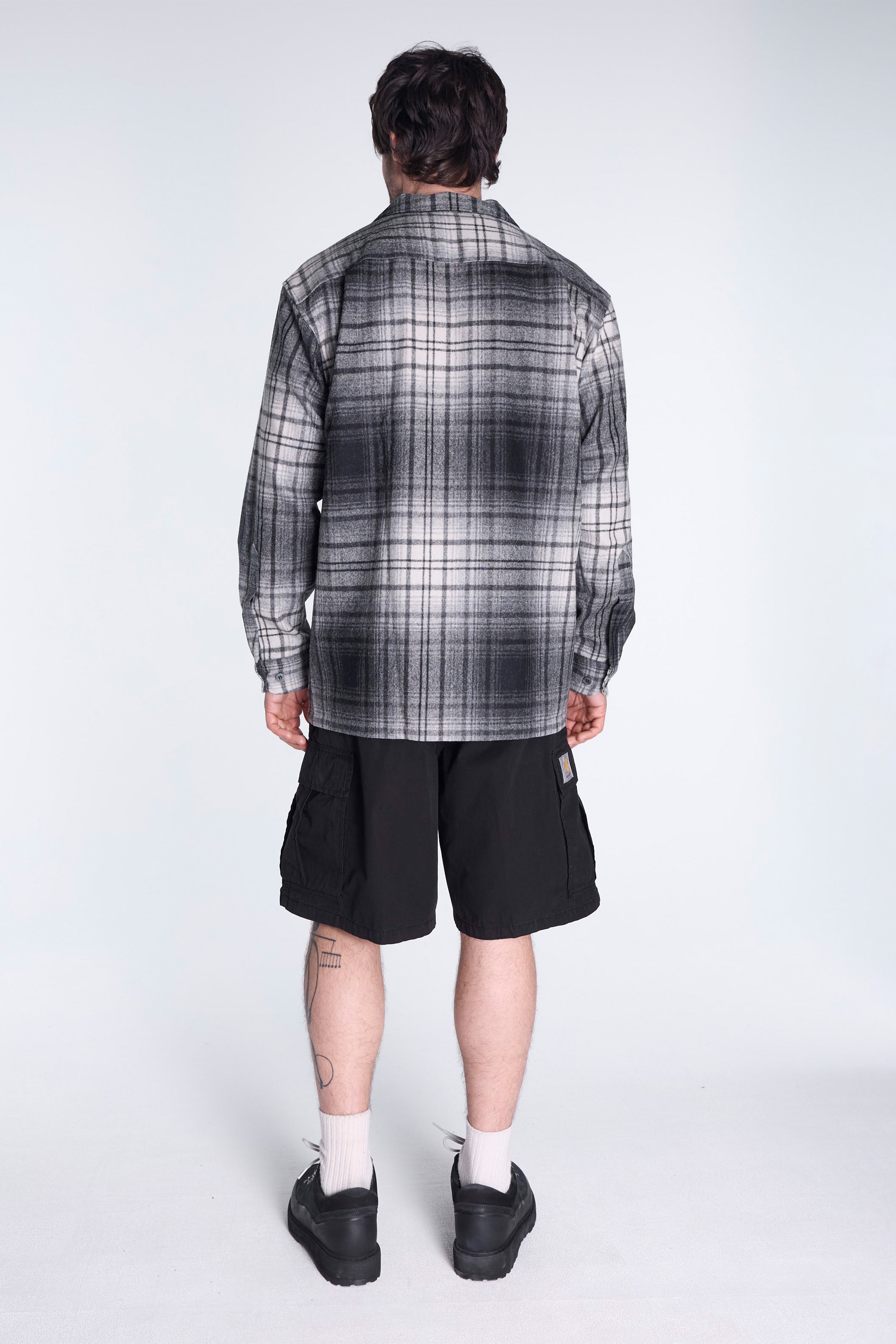 Board Shirt Black/White Ombre