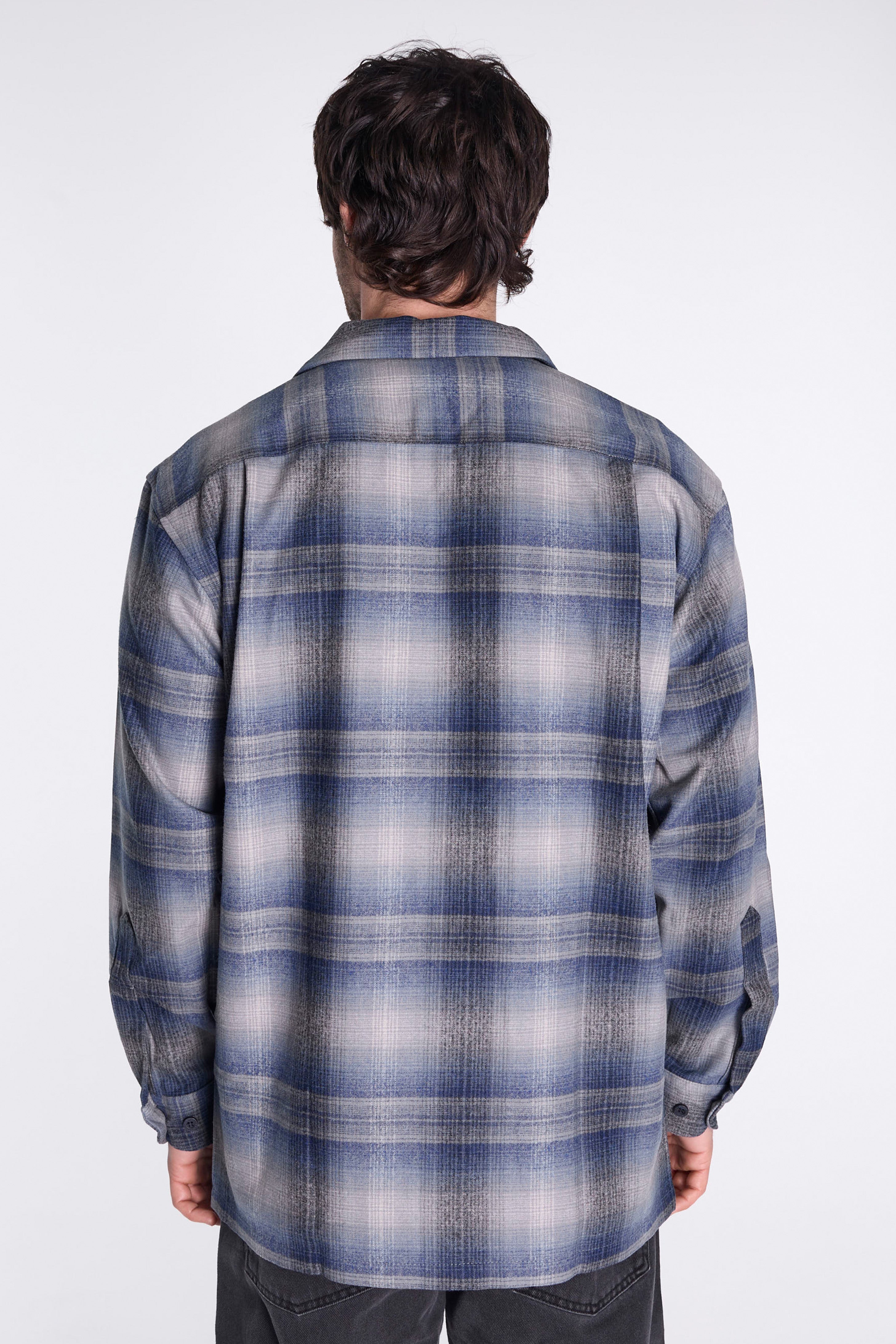Board Shirt Grey/Navy Ombre