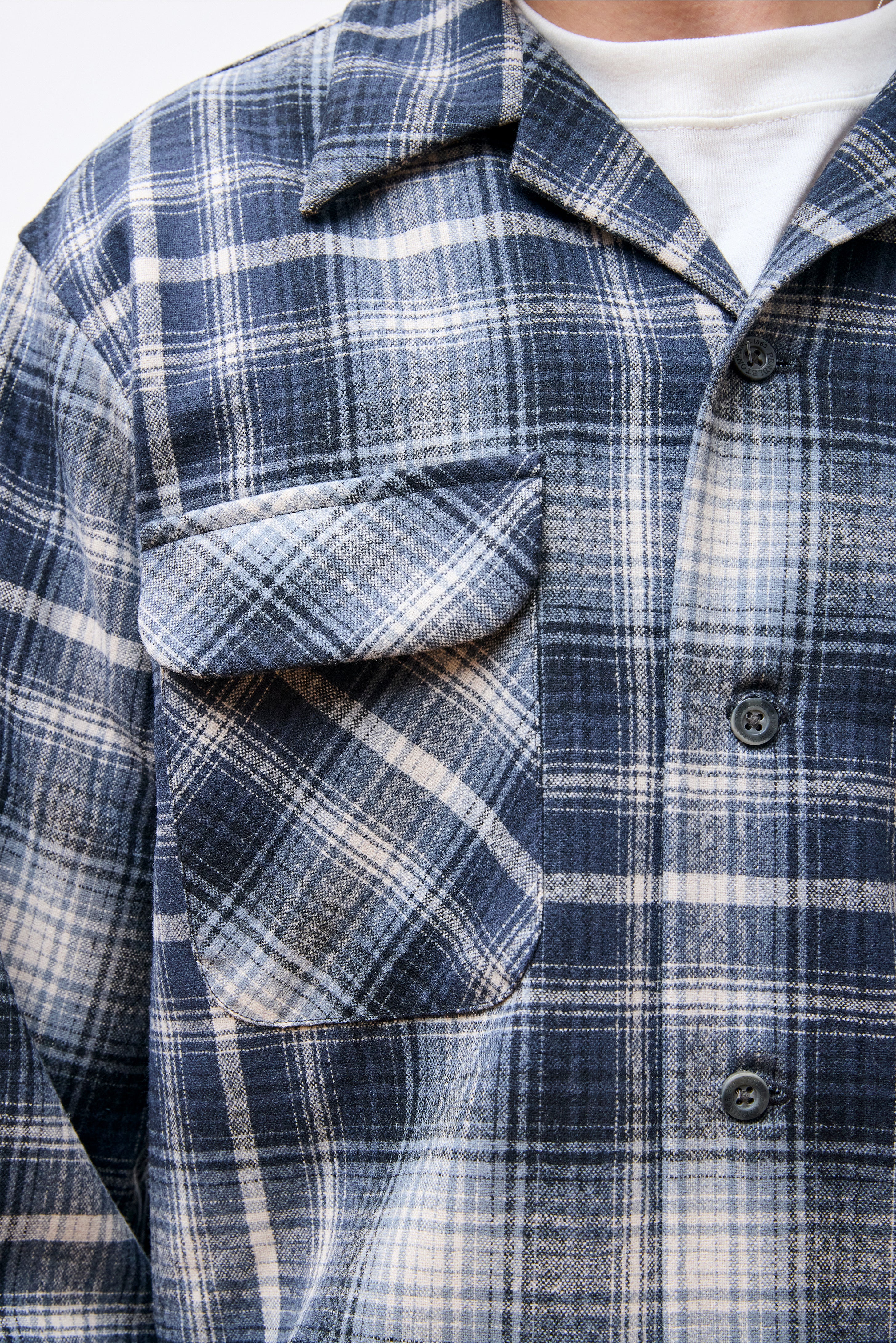 Board Shirt Grey/Tan Ombre