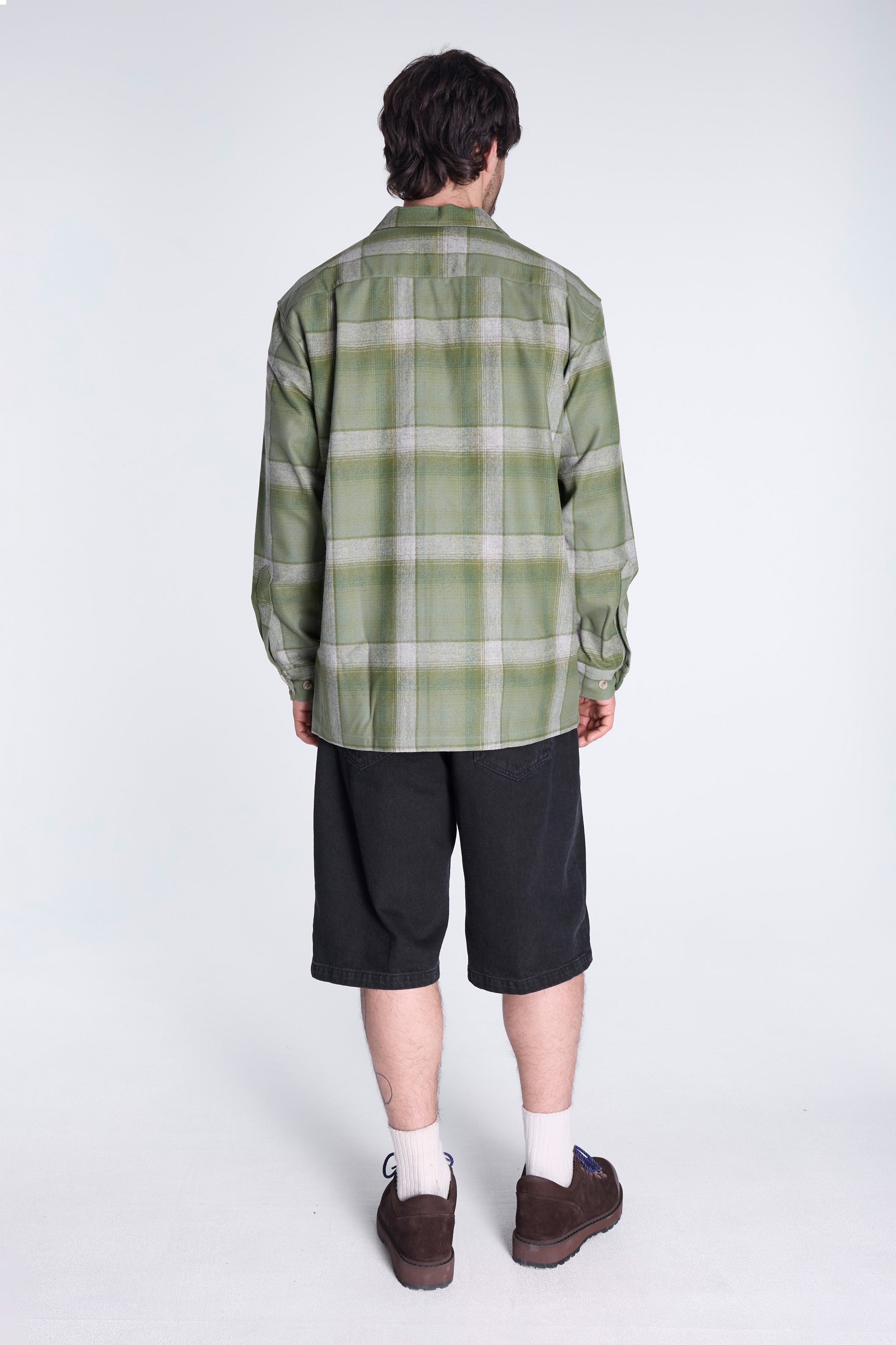 Board Shirt Olive/Grey Mix Ombre