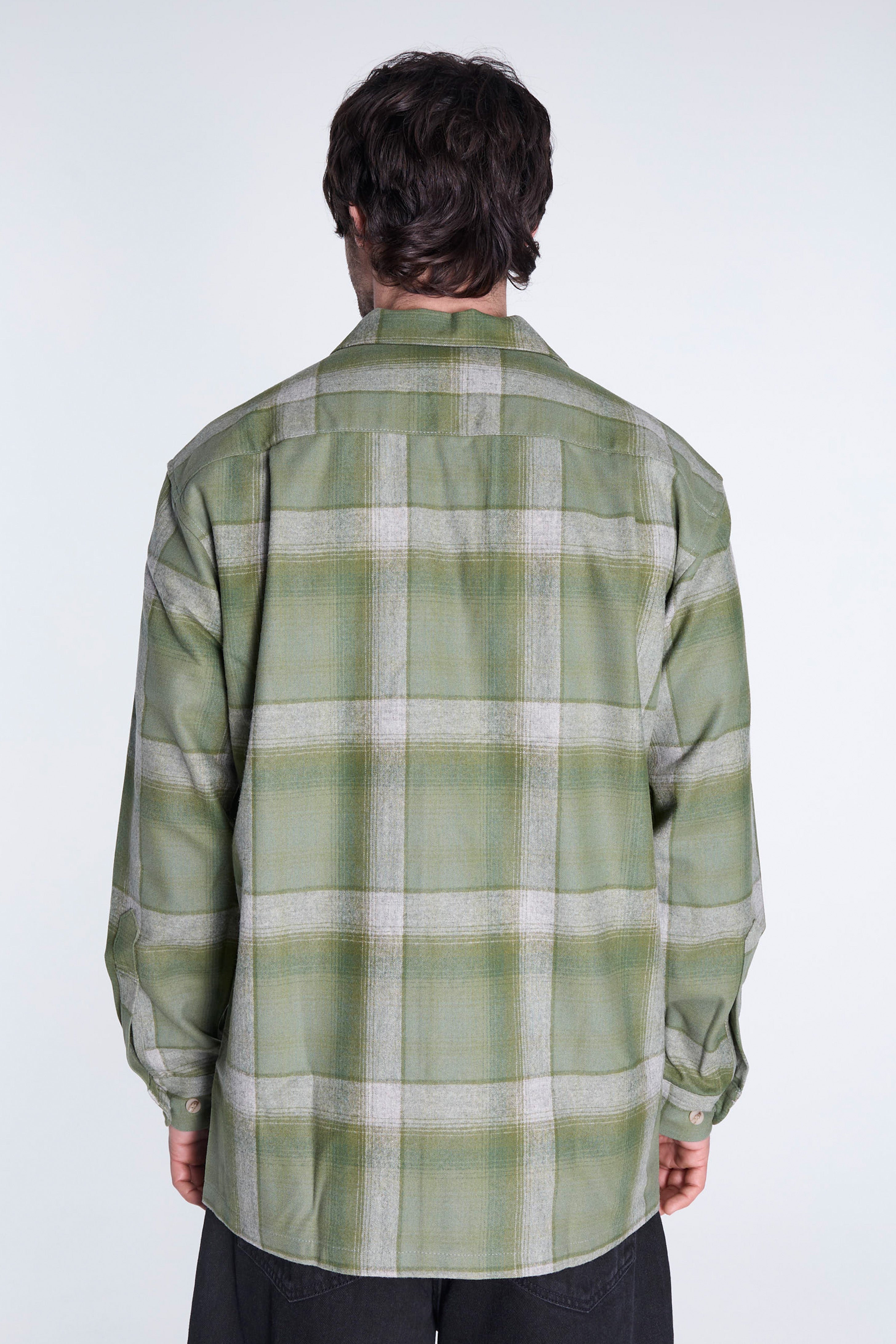 Board Shirt Olive/Grey Mix Ombre