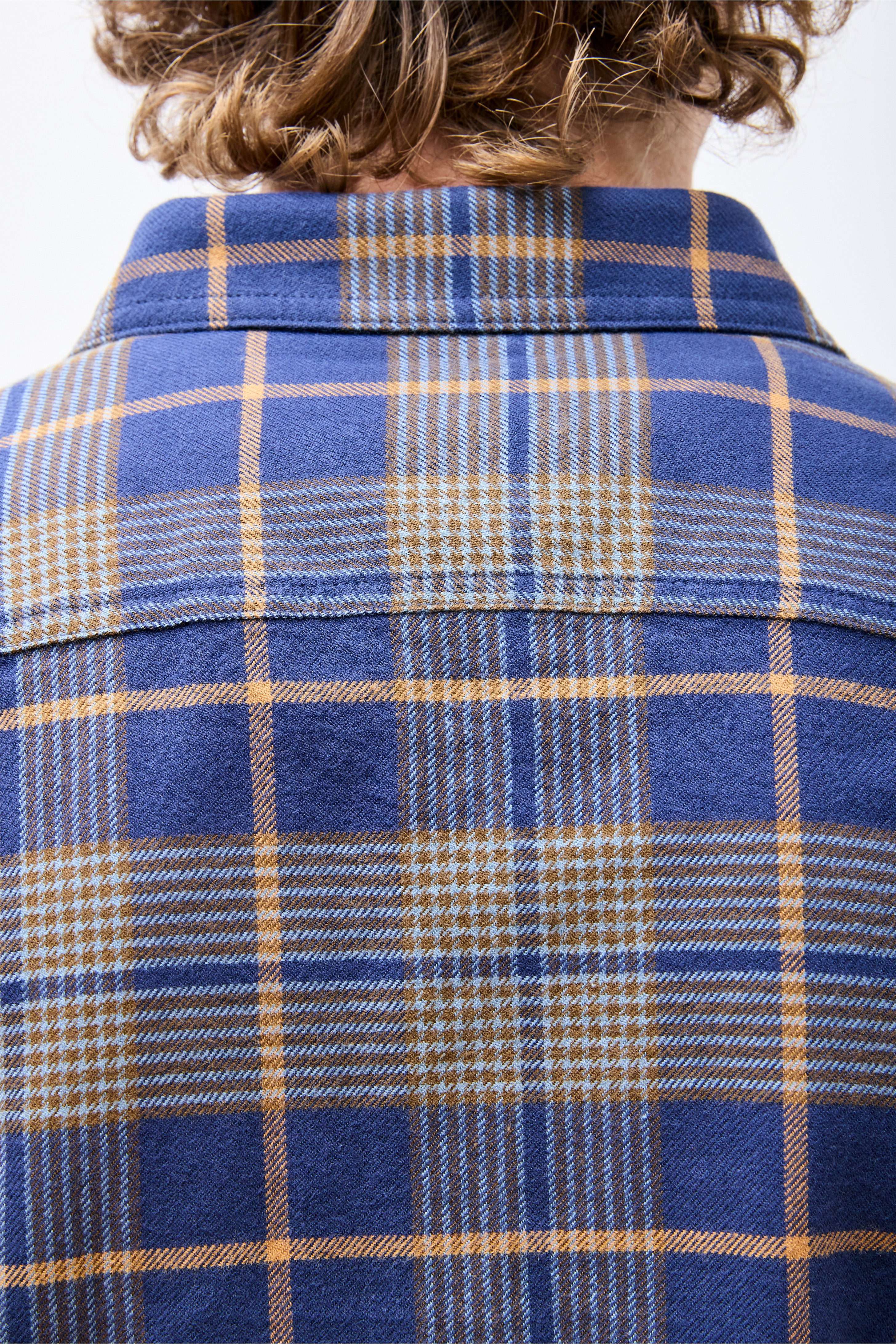 Burnside Shirt Navy/Khaki Plaid