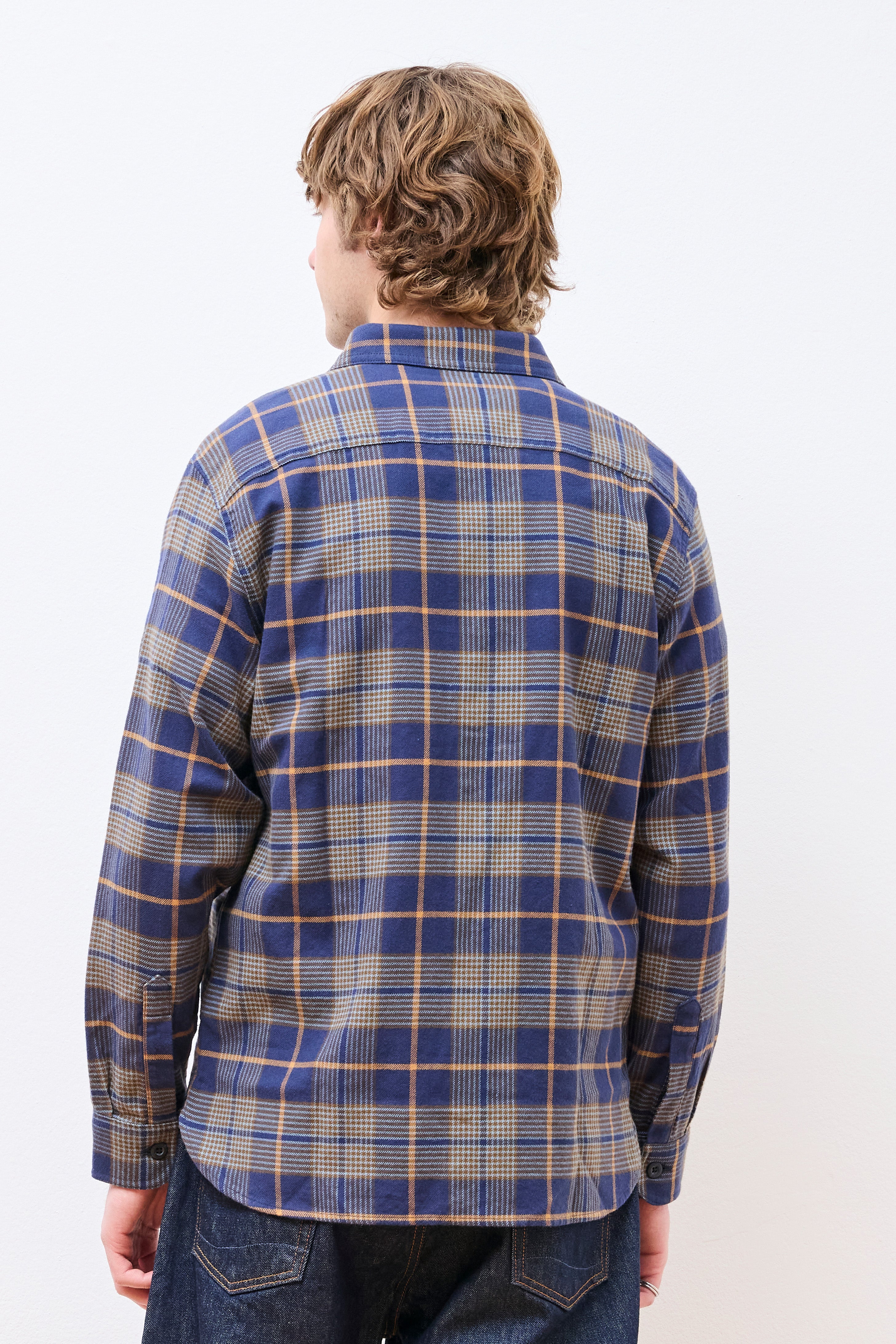 Burnside Shirt Navy/Khaki Plaid
