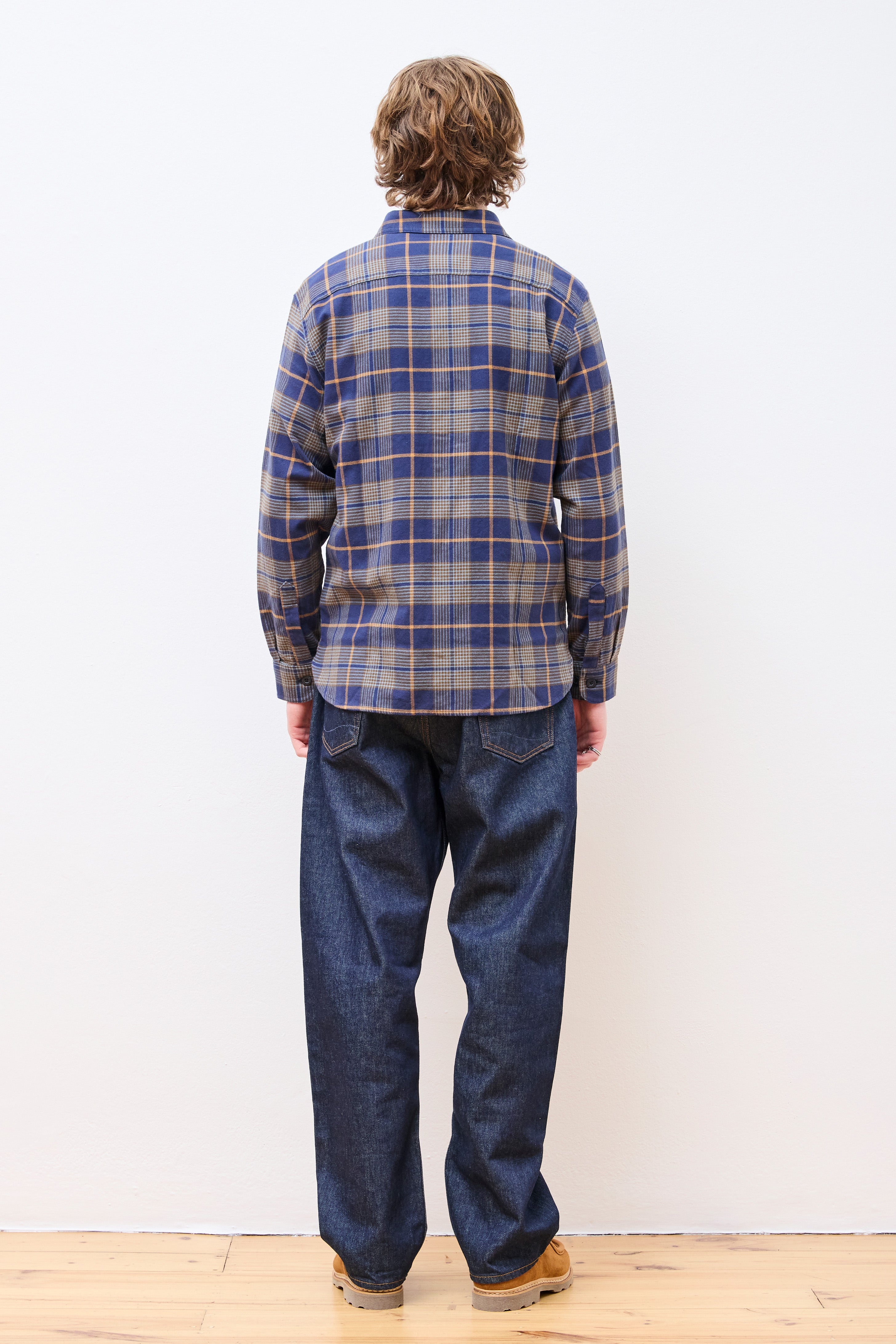 Burnside Shirt Navy/Khaki Plaid