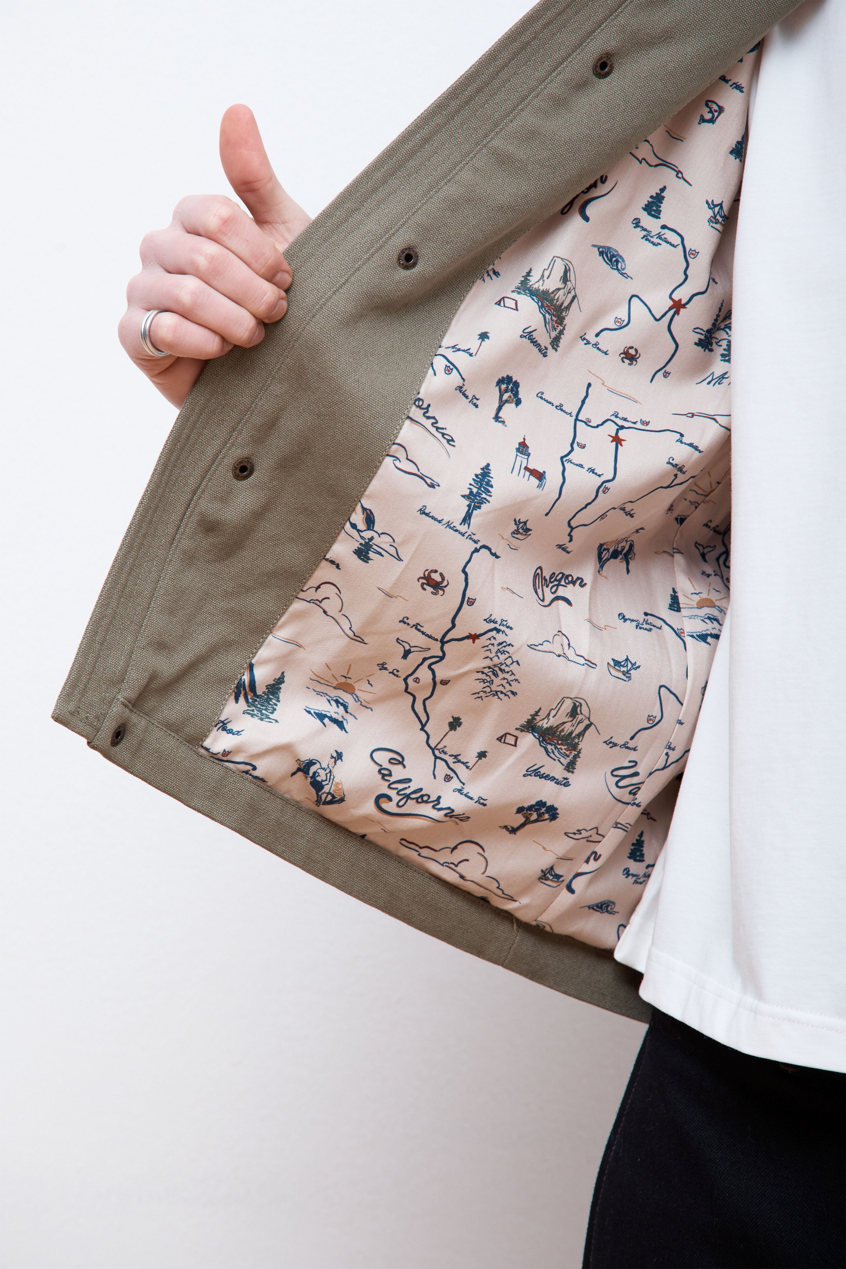 Stanwood-Canvas Jacket Lichen Green